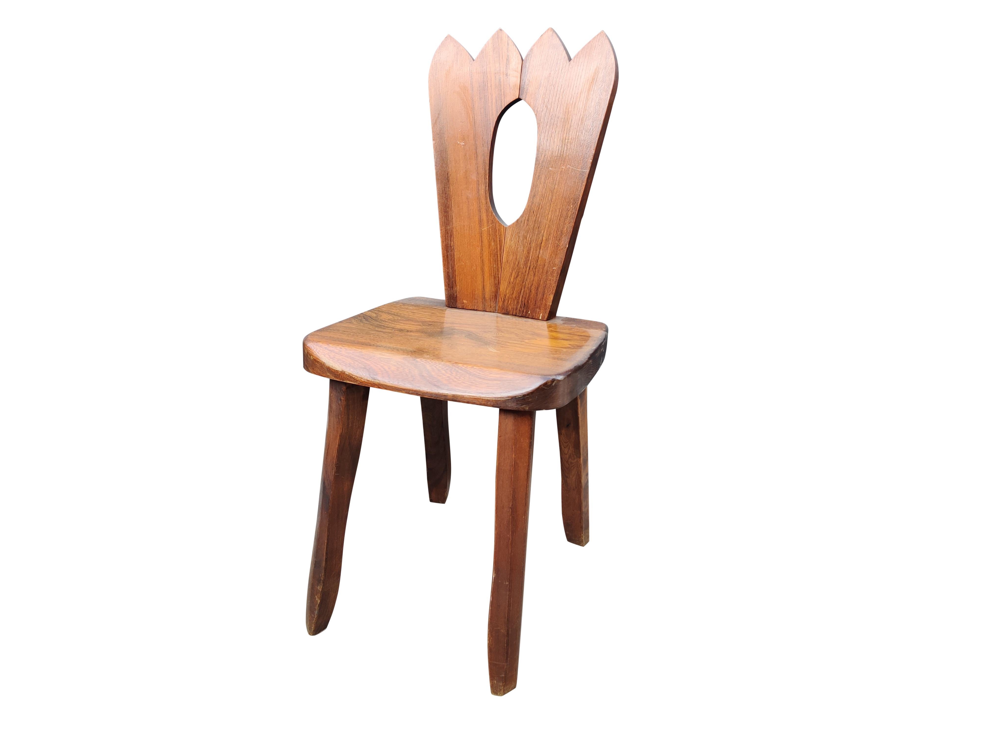 Elm Dining Chairs by Olavi Hanninen, Set of Six, 1950s