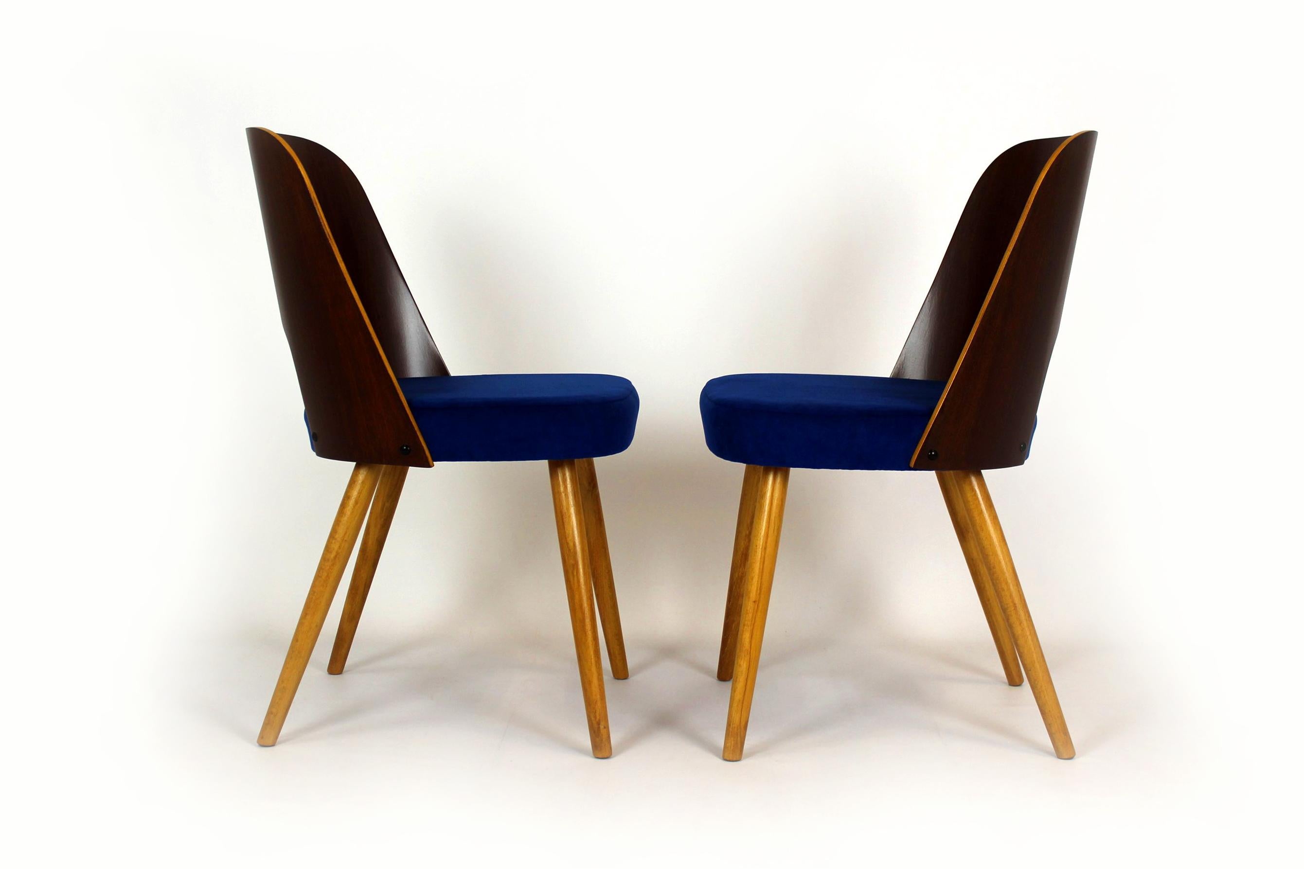 Dining Chairs by Oswald Haerdtl for Tatra, 1960s, Set of 2 For Sale 2