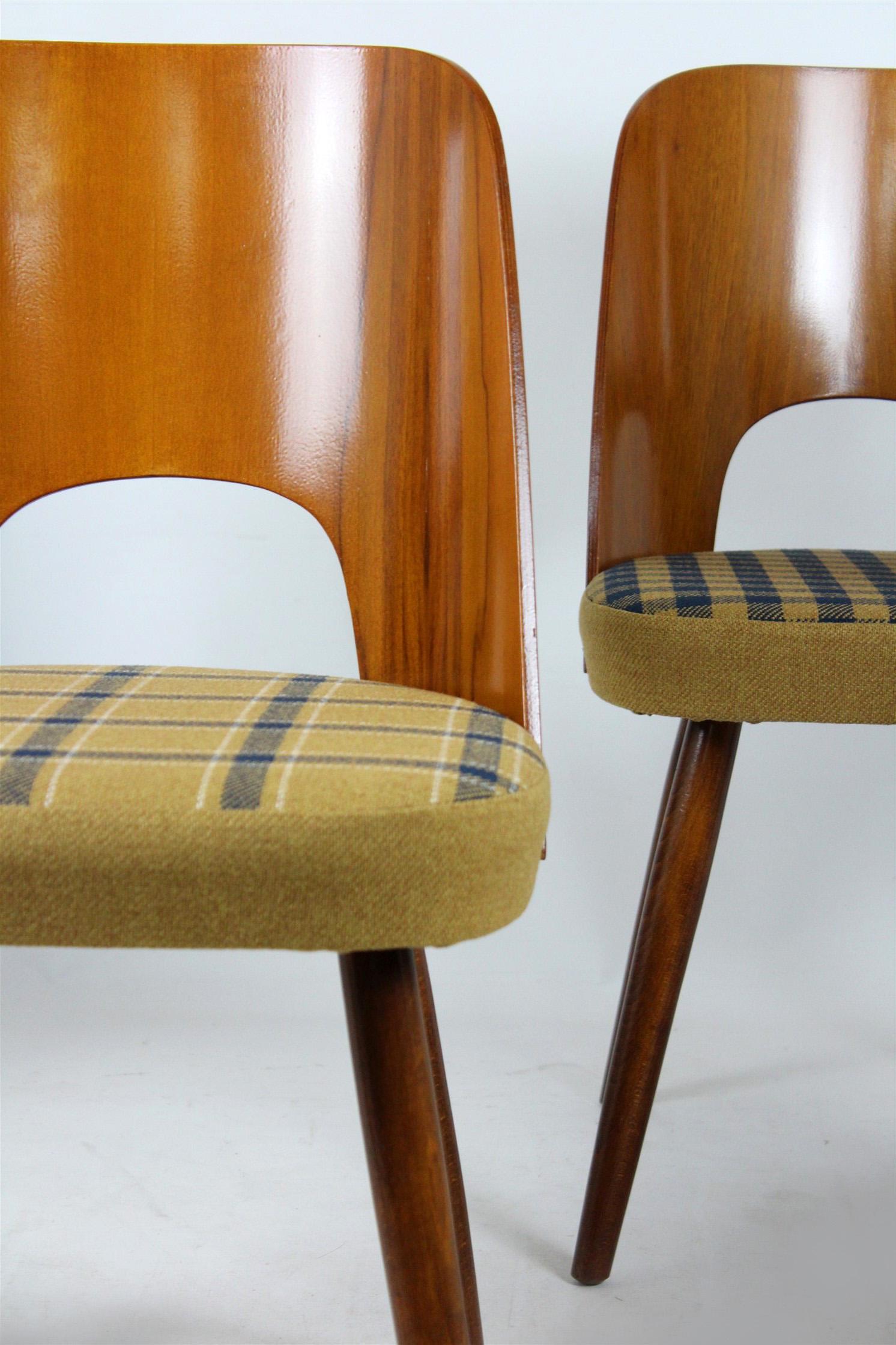 Mid-Century Modern Dining Chairs by Oswald Haerdtl for Tatra, 1960s, Set of Four