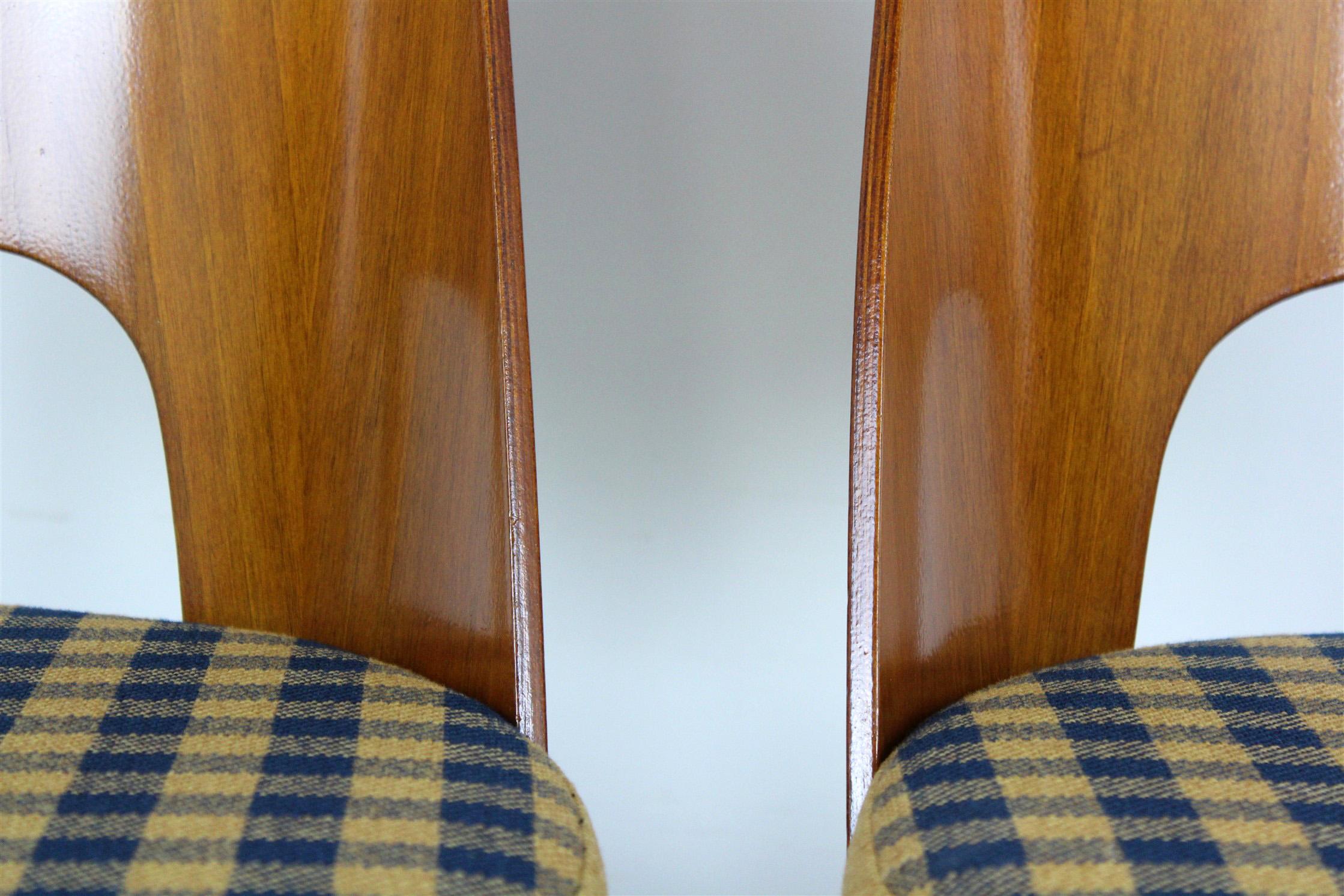 Dining Chairs by Oswald Haerdtl for Tatra, 1960s, Set of Four 1