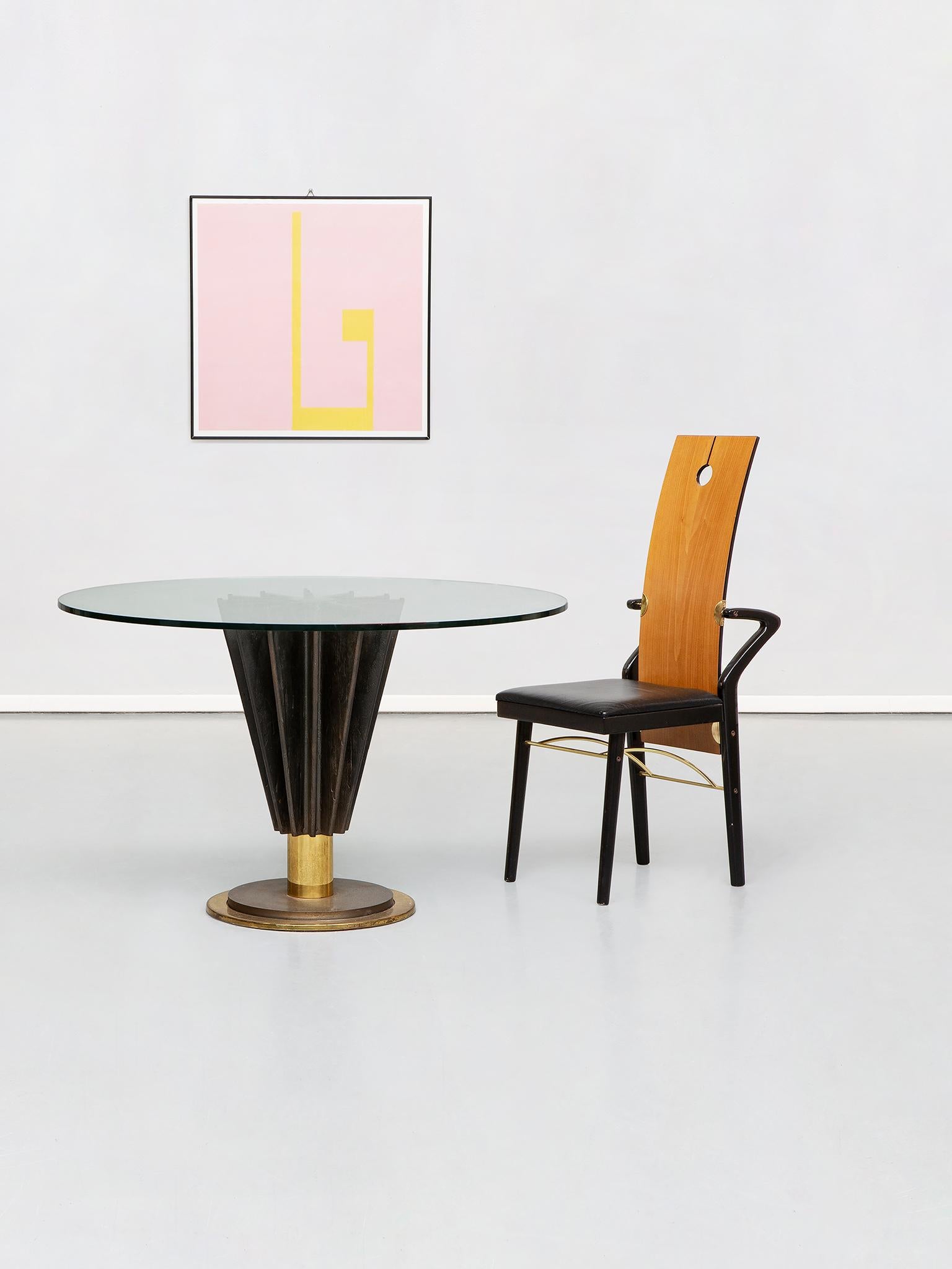 Sedie da pranzo di Pierre Cardin, anni '80 in vendita 4
