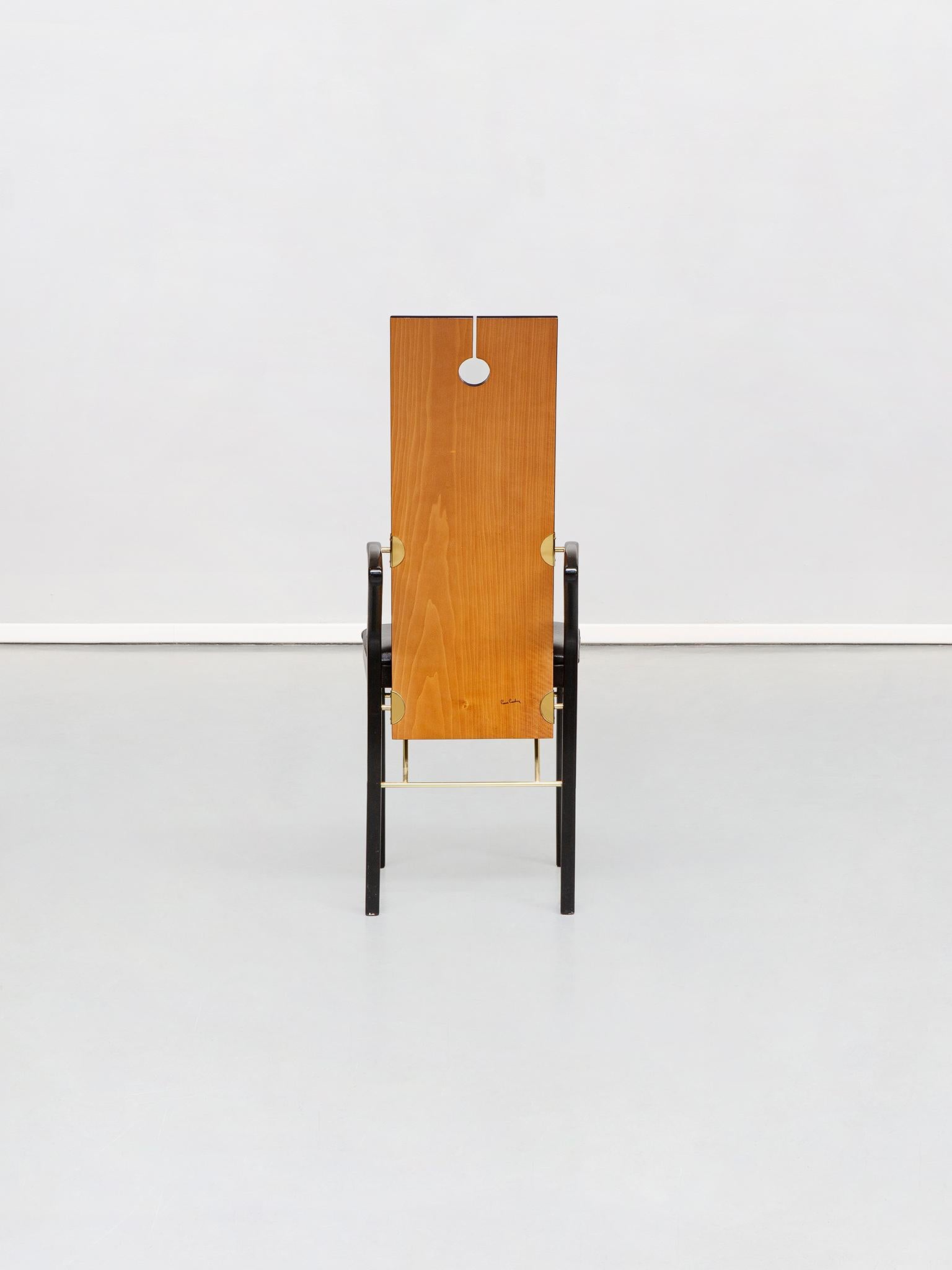 Late 20th Century Dining Chairs by Pierre Cardin, 1980s For Sale