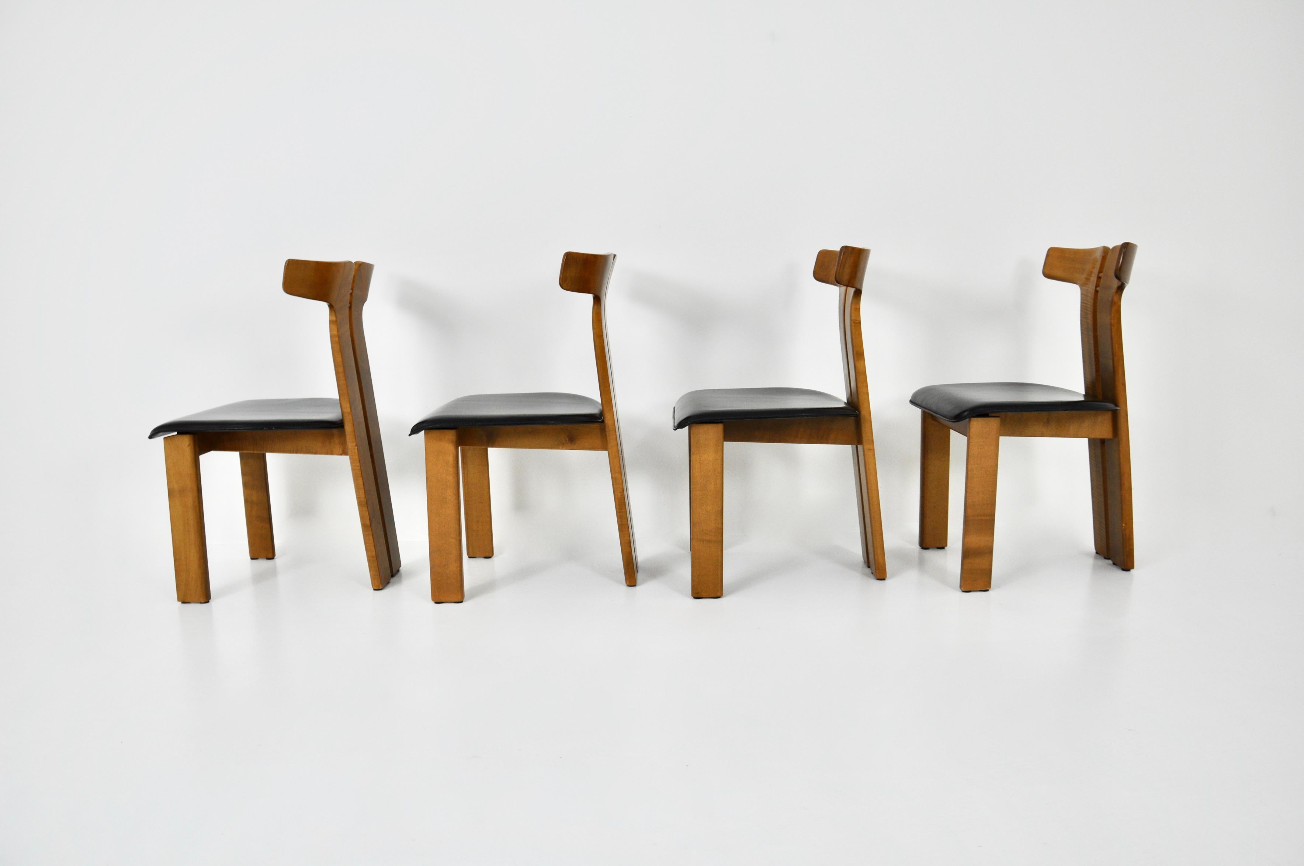 Late 20th Century Dining Chairs by Pierre Cardin, 1980s, Set of 4