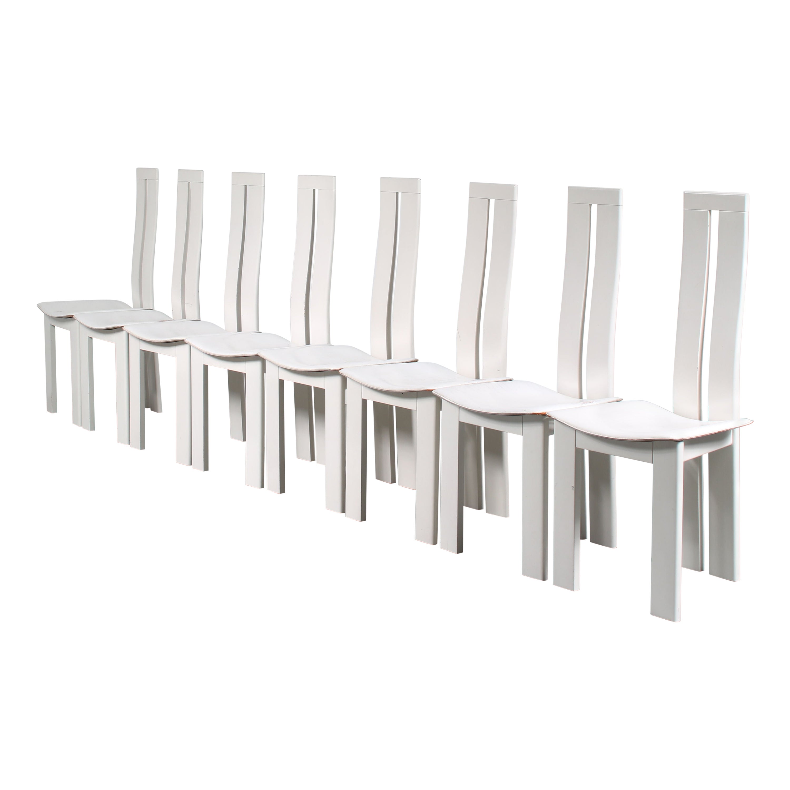 Dining Chairs by Pietro Costantini for Ello, Italy 1980