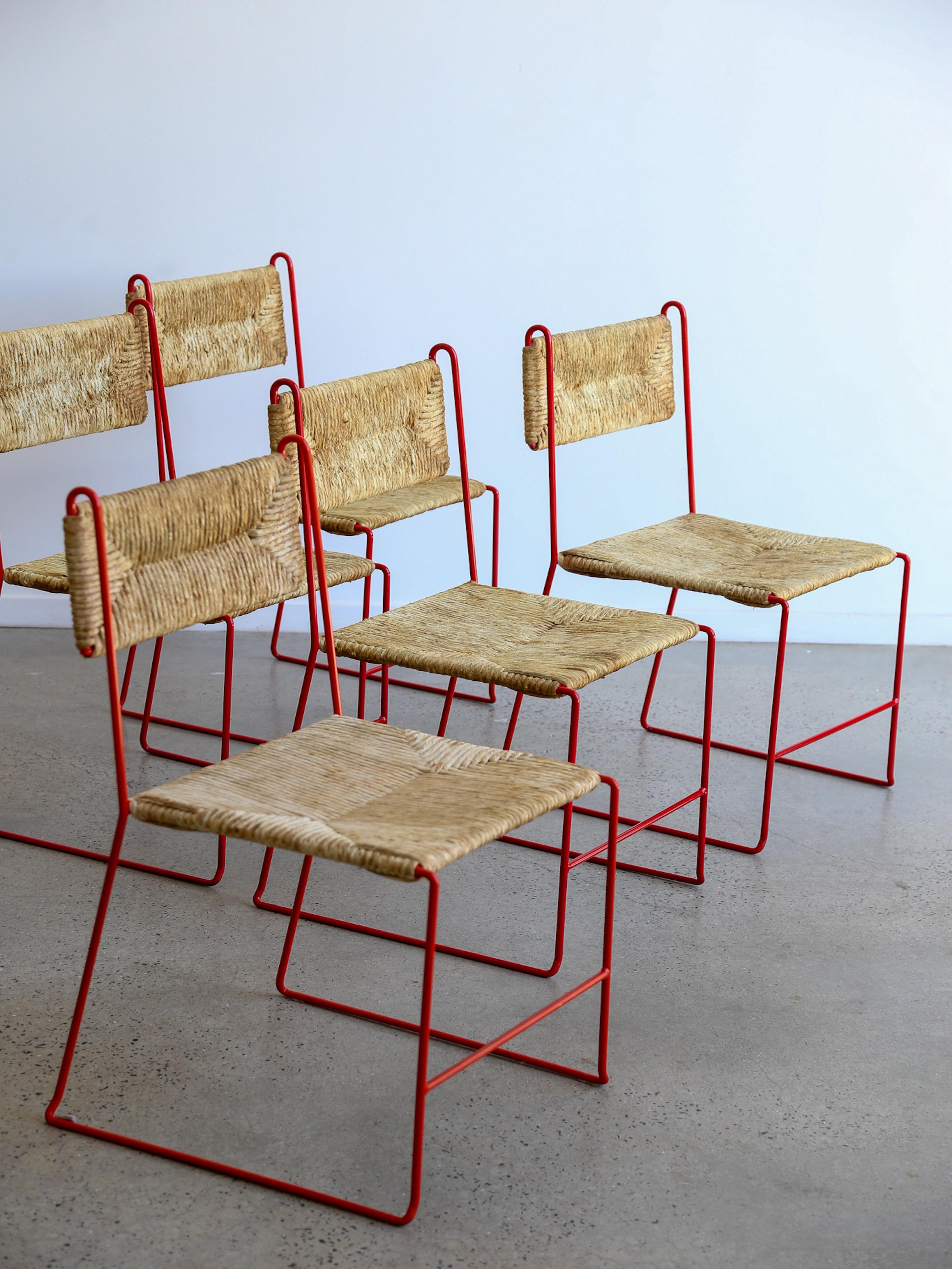 Sedie da pranzo di Pirela Atelier A Set di otto 1960 In condizioni buone in vendita a Byron Bay, NSW