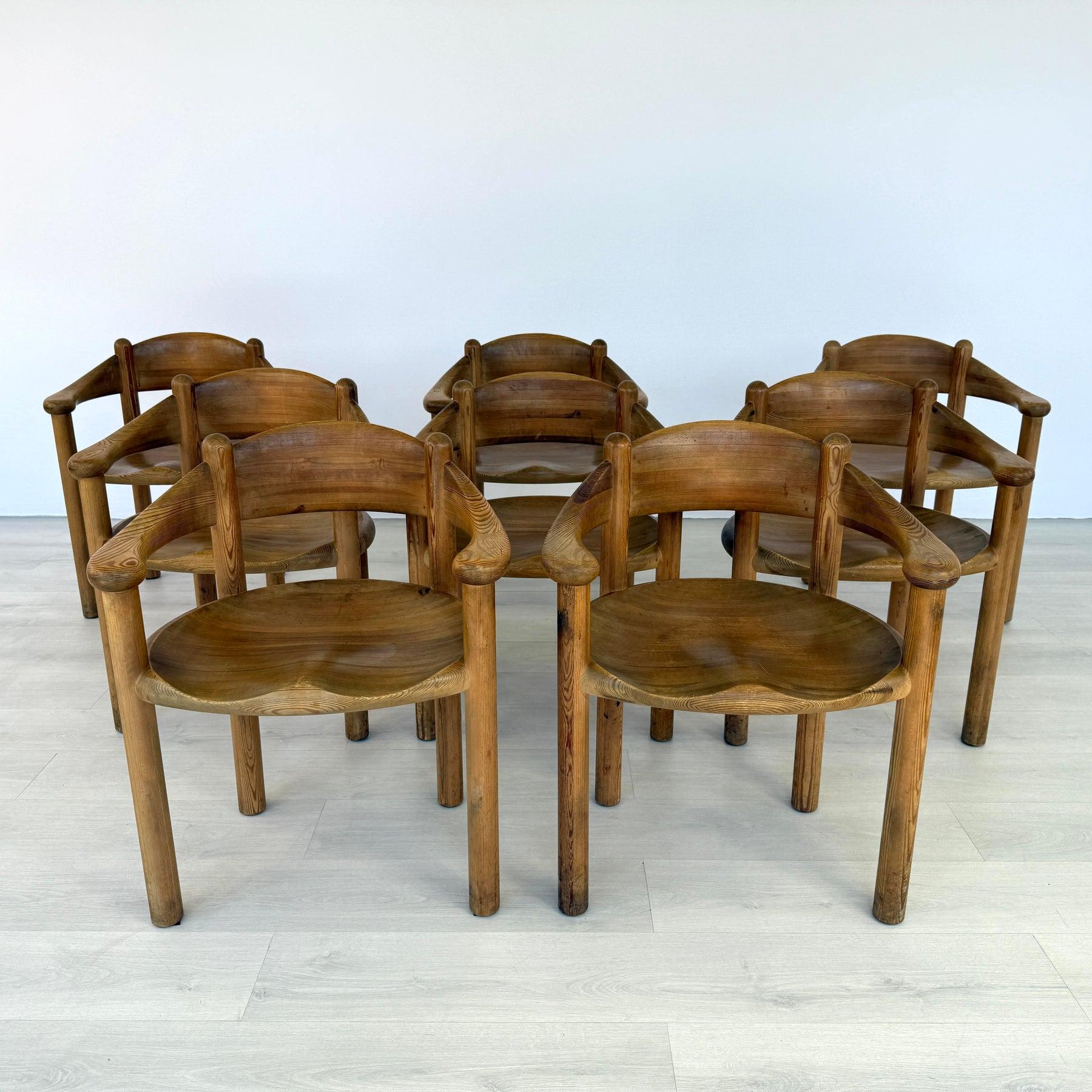 Dining Chairs by Rainer Daumiller, 1970s – Set of 8 Moderno de mediados de siglo en venta