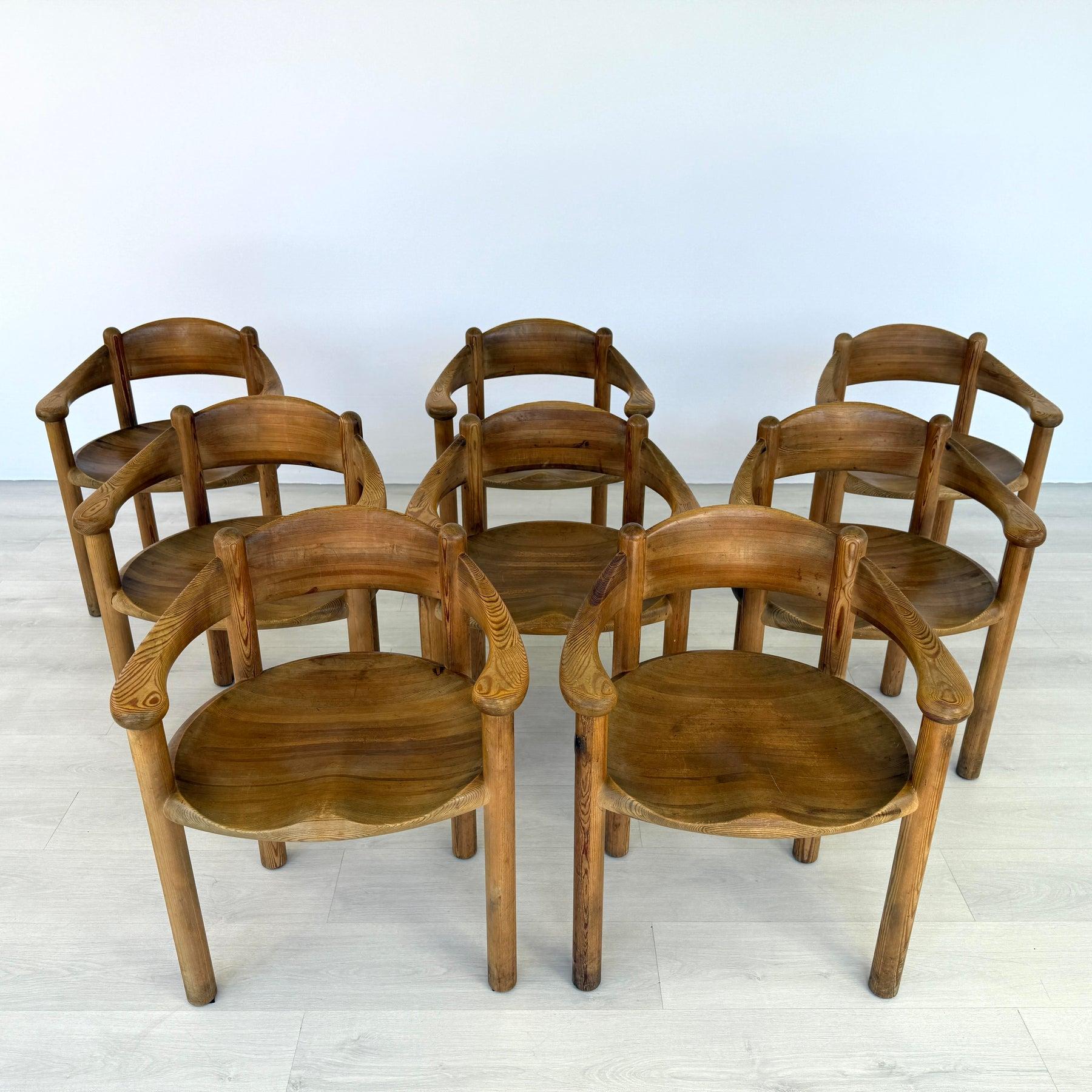 Dining Chairs by Rainer Daumiller, 1970s – Set of 8 en Bueno estado para la venta en Bridgeport, CT