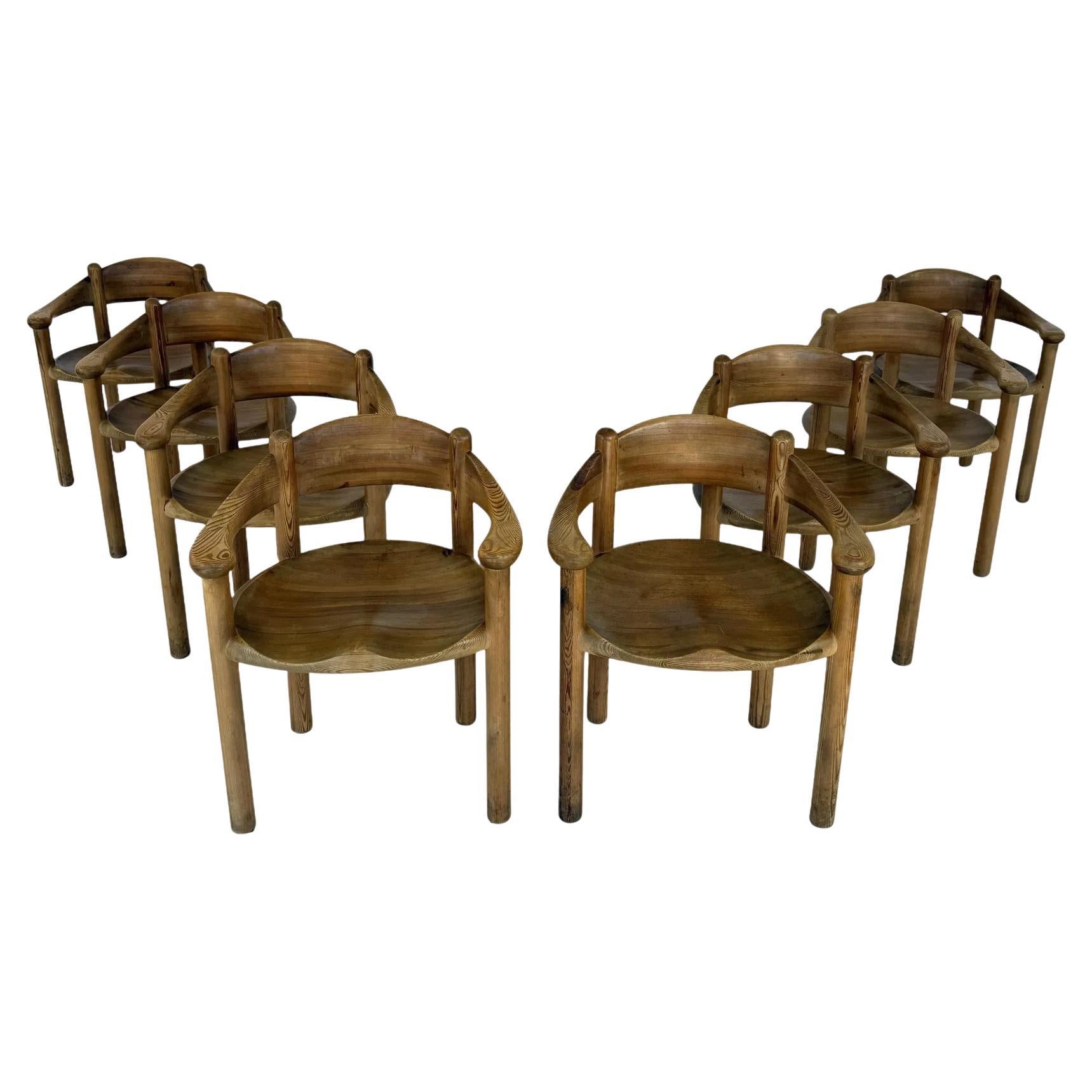 Dining Chairs by Rainer Daumiller, 1970s – Set of 8 en venta