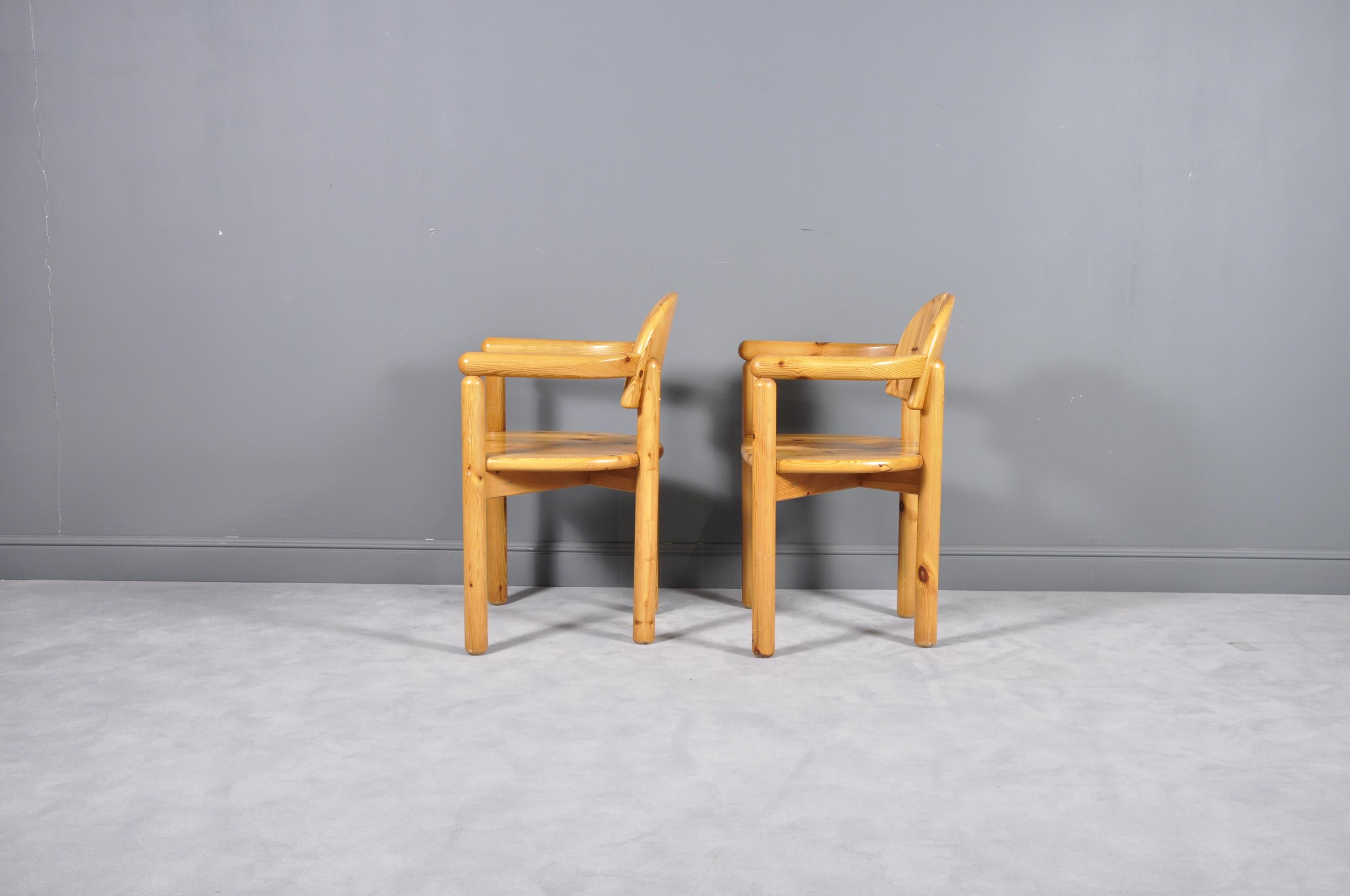 Scandinavian Modern Dining Chairs by Rainer Daumiller for Hirtshals Sawmill, 1970s, Set of 2