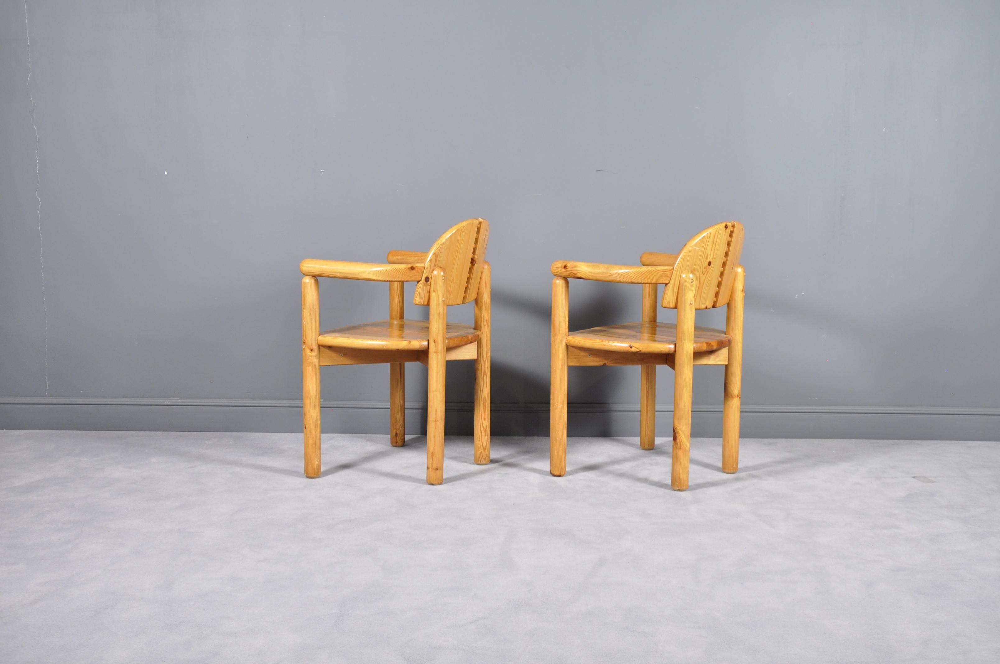Danish Dining Chairs by Rainer Daumiller for Hirtshals Sawmill, 1970s, Set of 2