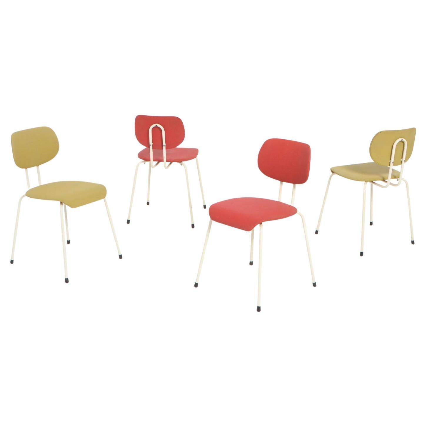 Dining Chairs by Willy Van Der Meeren for Tubax For Sale