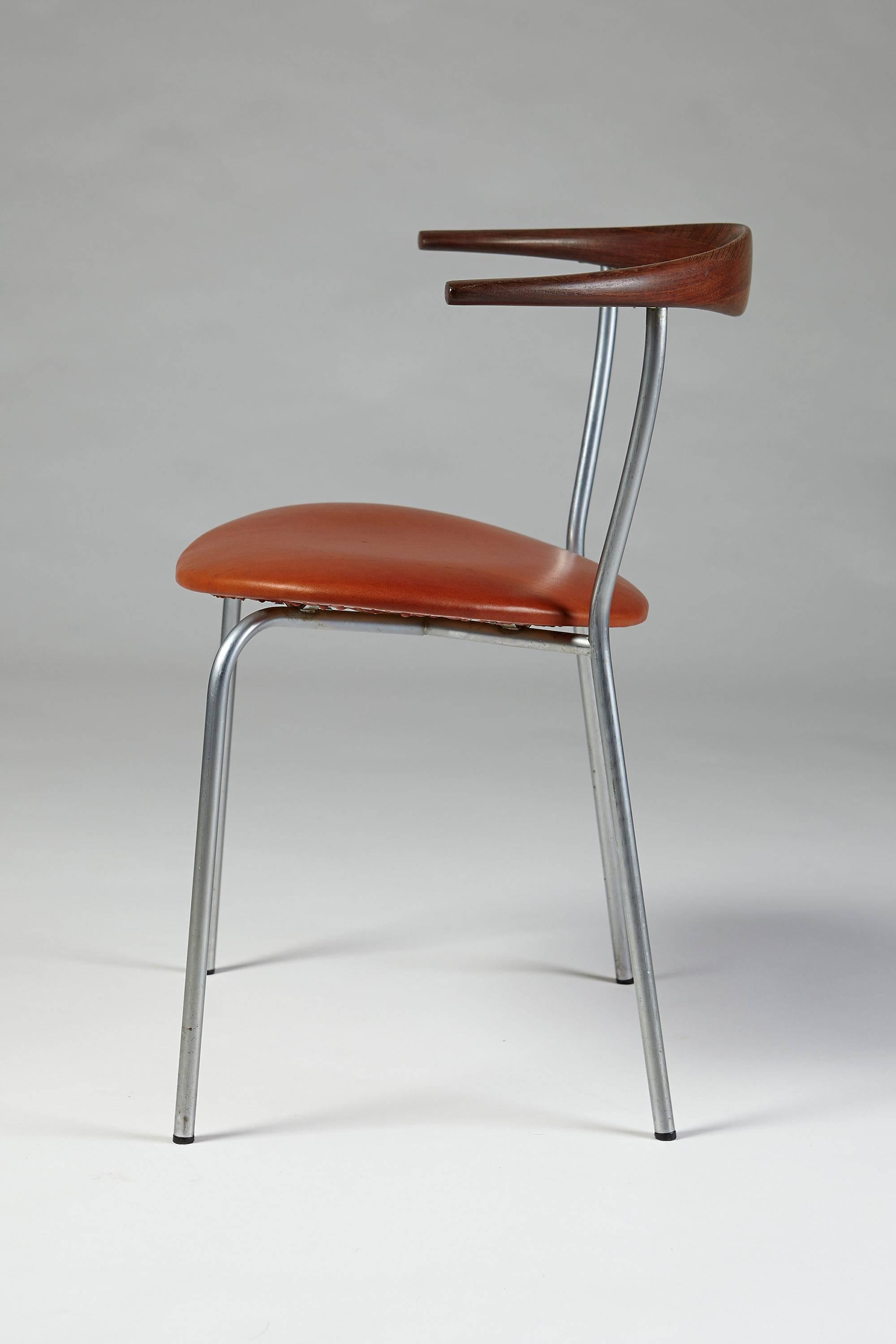 Esszimmerstühle entworfen von Hans Wegner für Johannes Hansen, Dänemark, 1960er Jahre im Zustand „Hervorragend“ im Angebot in Stockholm, SE