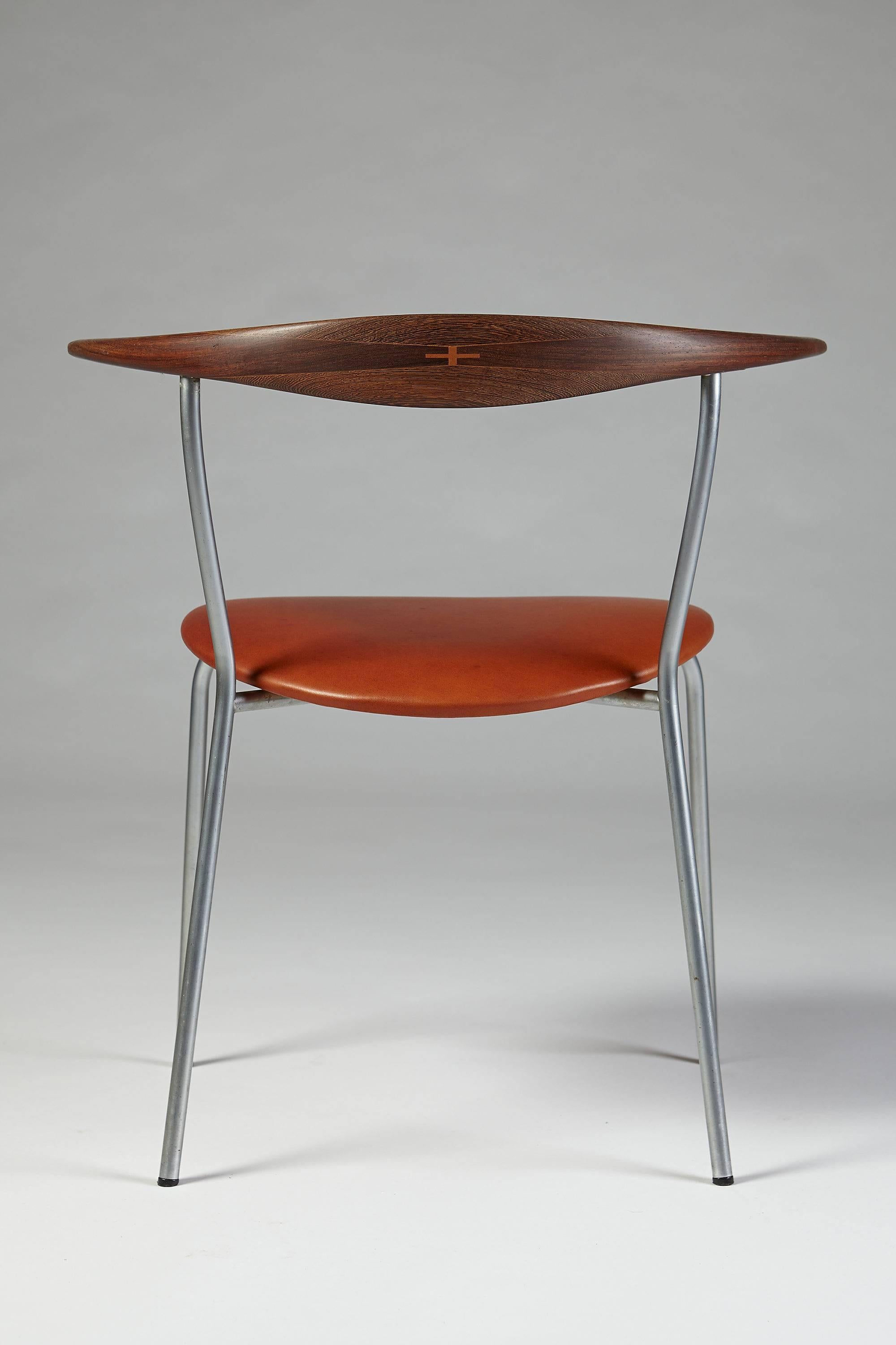 Mid-20th Century Dining Chairs Designed by Hans Wegner for Johannes Hansen, Denmark, 1960s For Sale