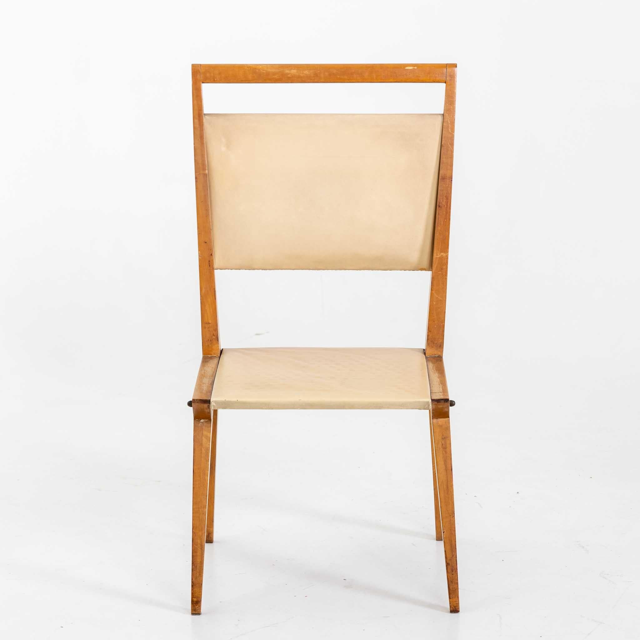 Italian Dining Chairs, Designed by Vittorio Armellini, Italy, Mid-20th Century For Sale