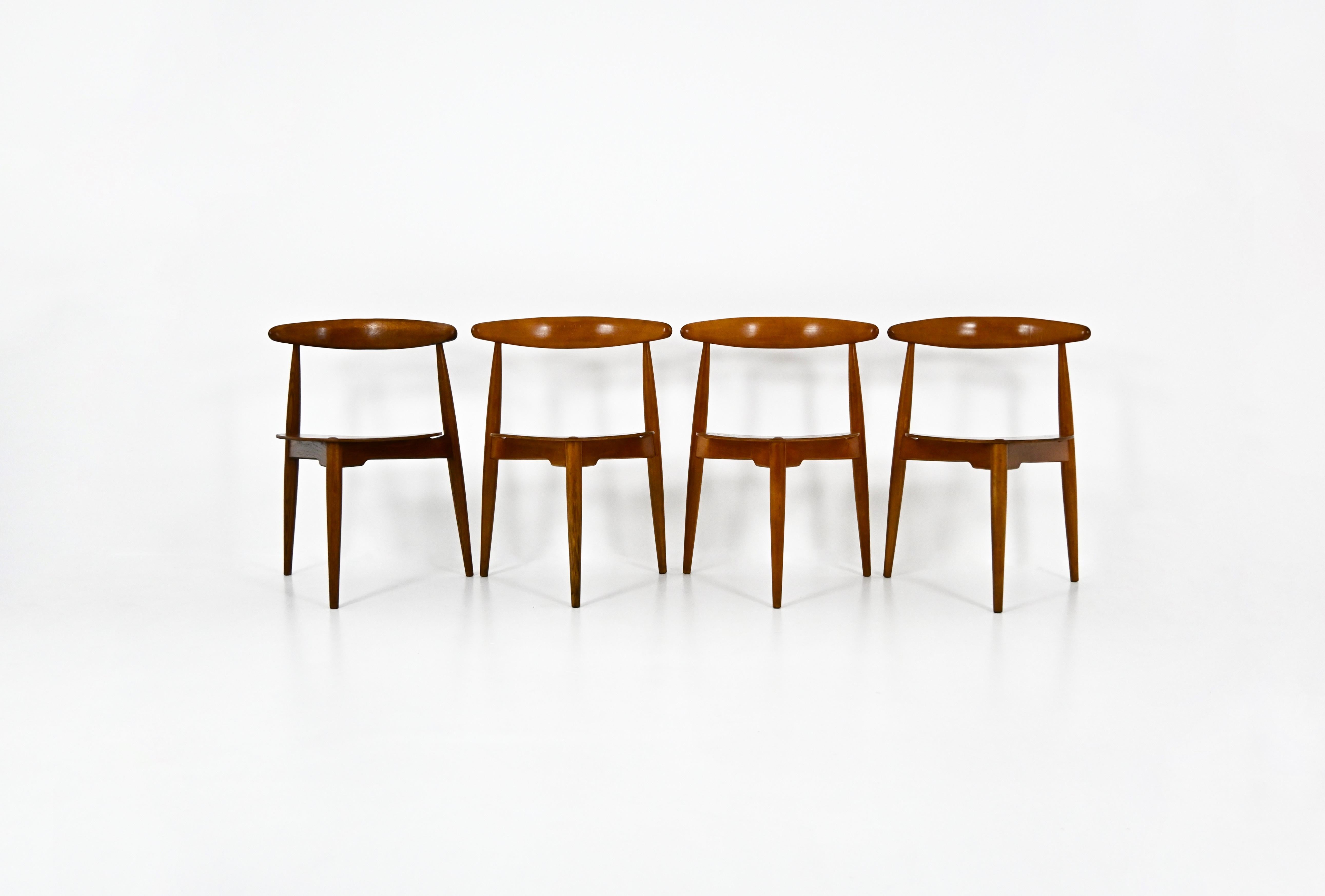Mid-Century moderno Dining Chairs 