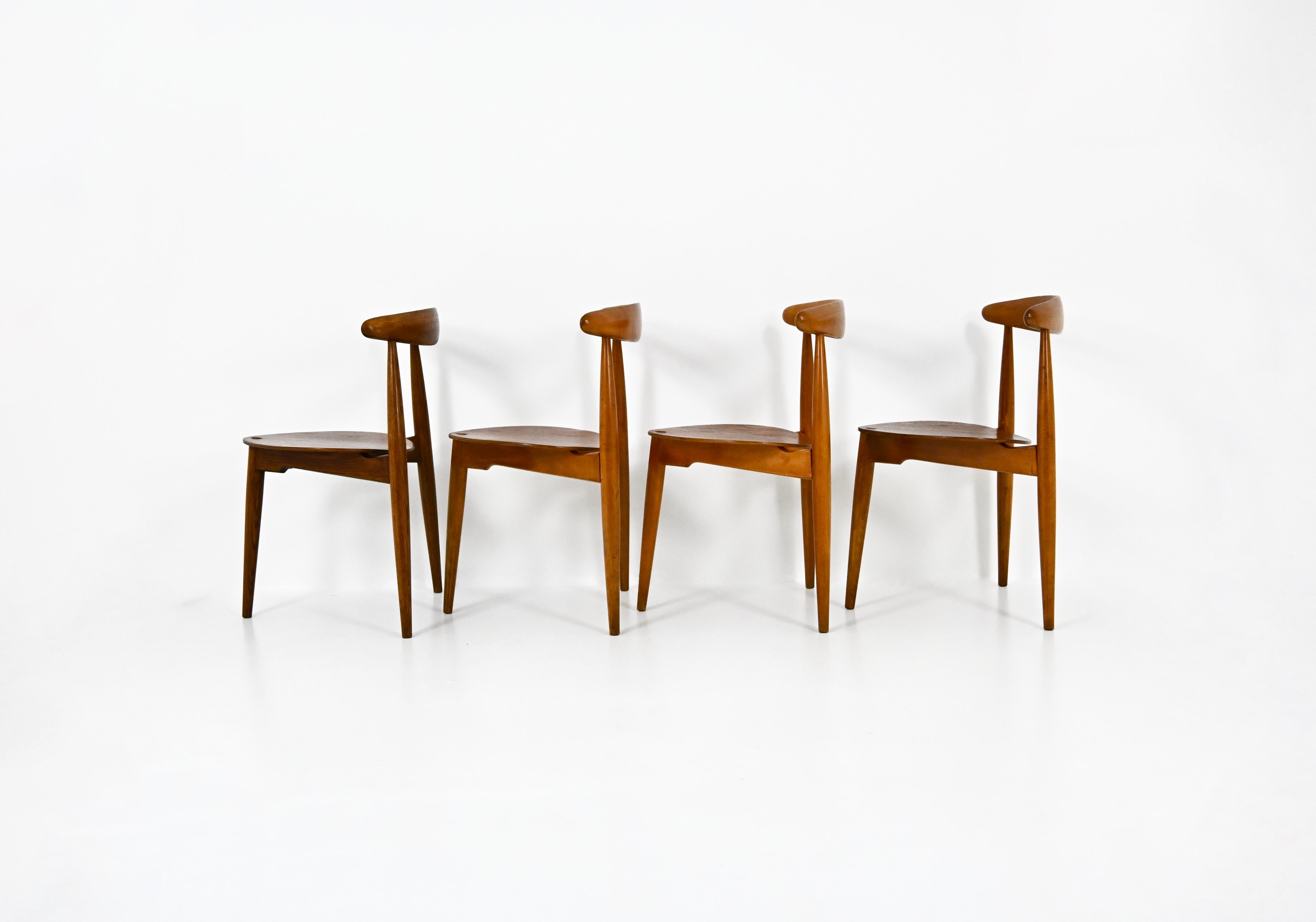 Metà XX secolo Dining Chairs 