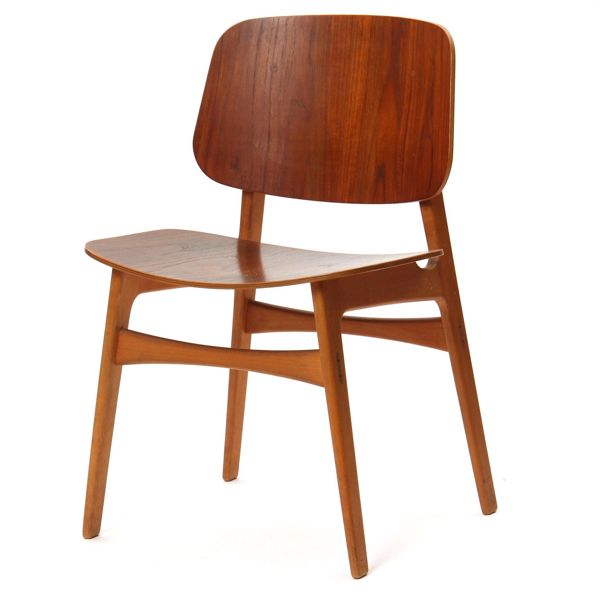 Esszimmerstühle von Borge Mogensen (Dänisch) im Angebot