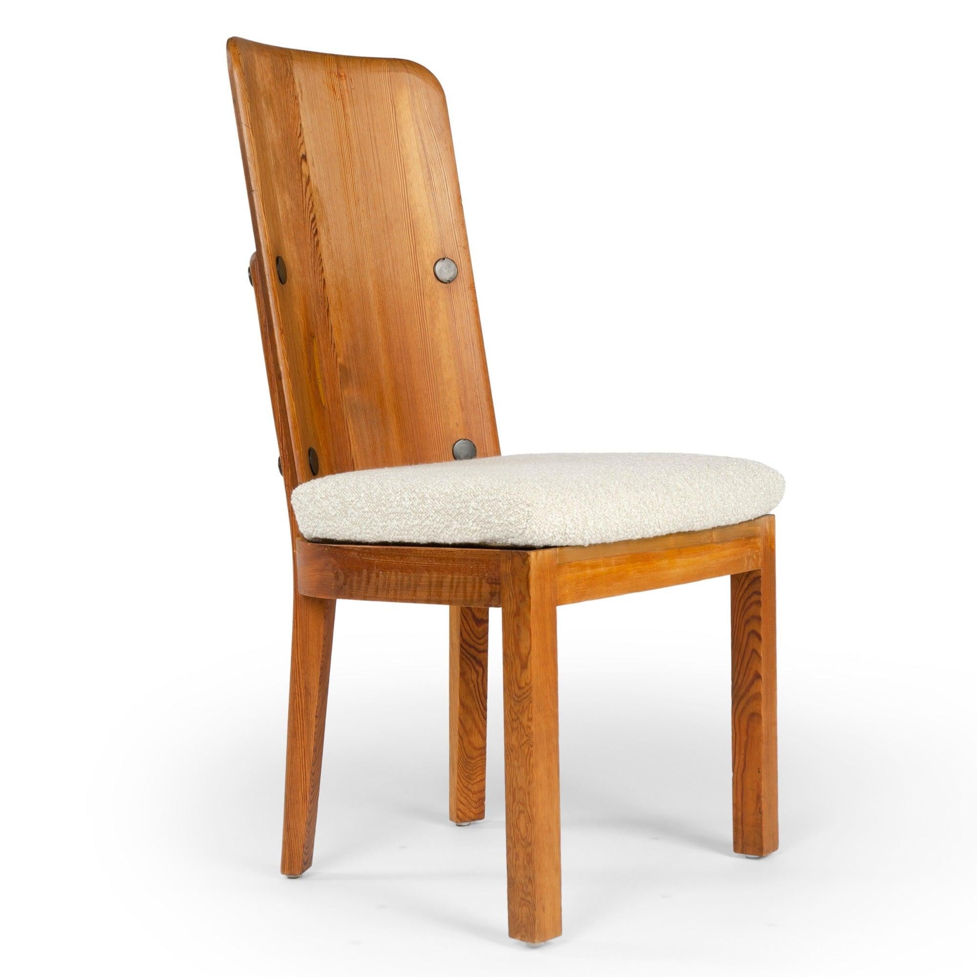 Swedish Dining Chairs by Axel Einar Hjorth for Nordiska Kompaniet For Sale