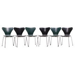 Dining Chairs Fritz Hansen for Arne Jacobsen Model 3107, 1970s