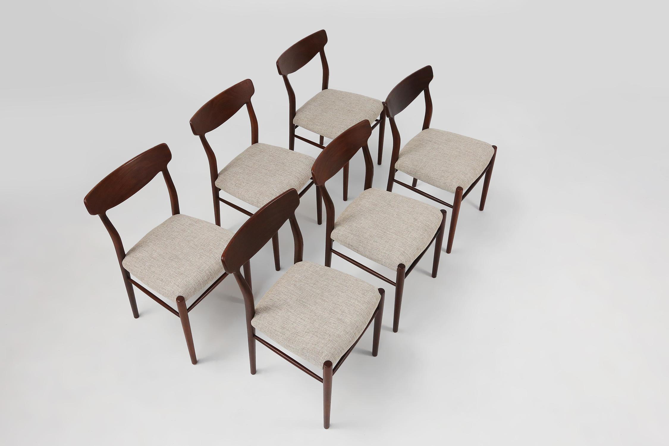 Dining Chairs from Lübke, Germany, 1960s, Set of 6 For Sale 12