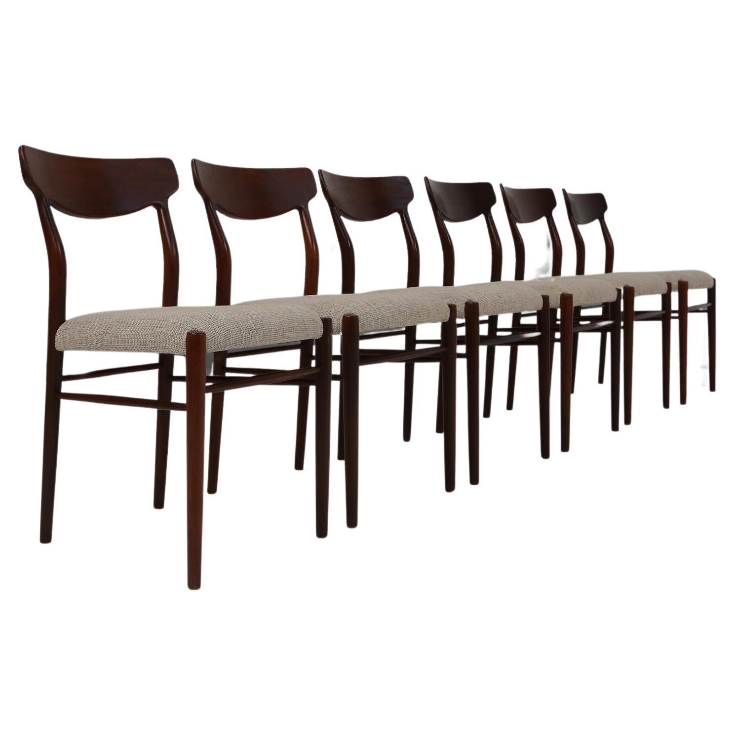 Dining Chairs from Lübke, Germany, 1960s, Set of 6 For Sale
