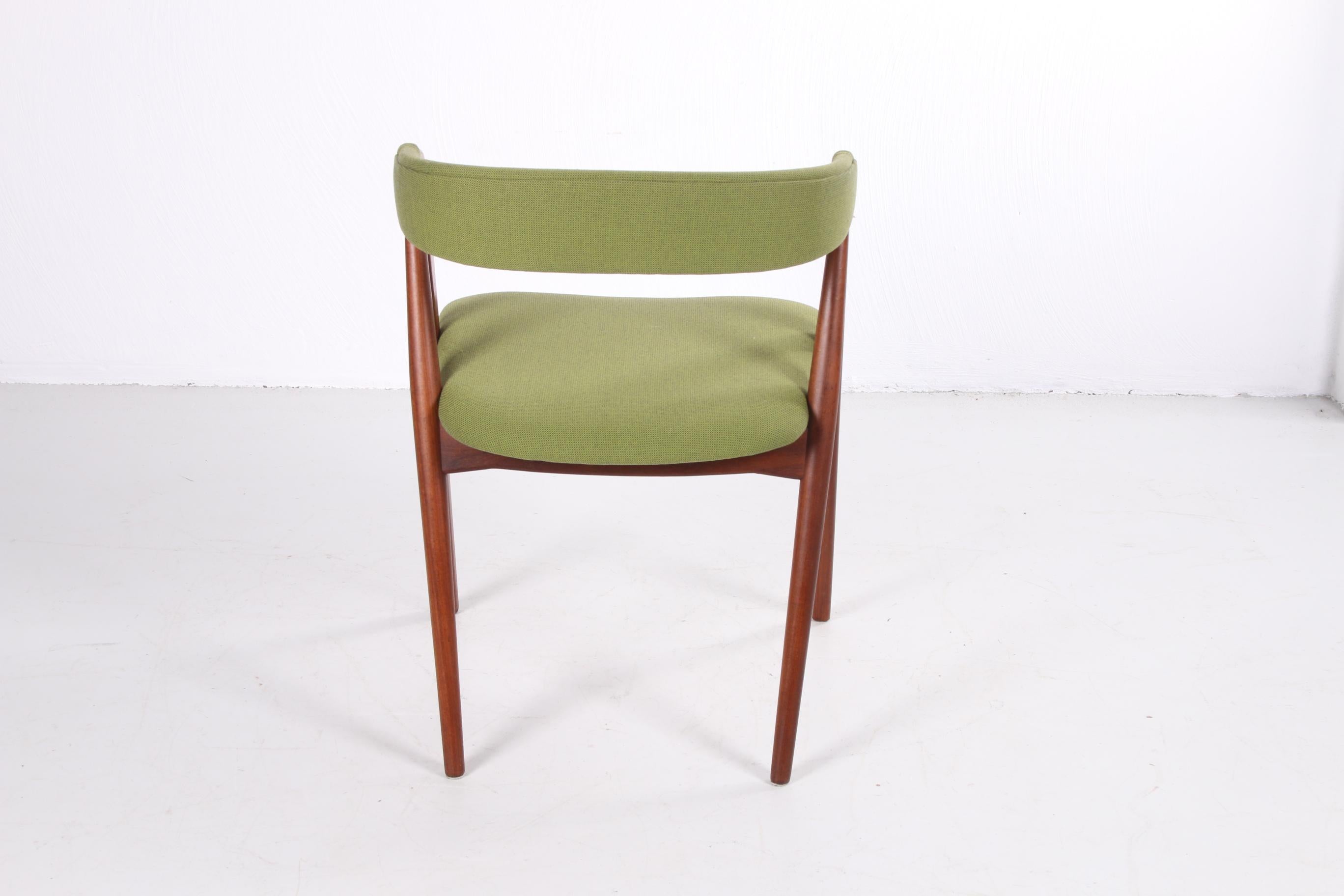 Fabric Dining Chairs from Th. Harlev for Farstrup Møbler Model 205, 1960s, Set of 6
