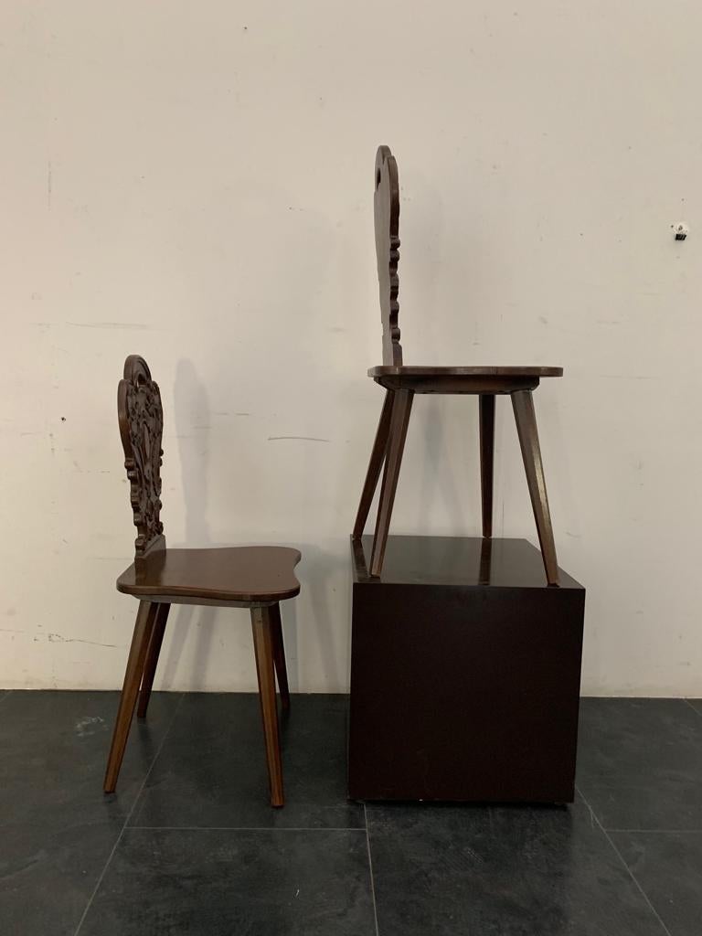 Dining Chairs from UDC, 1950s, Set of 2 In Good Condition For Sale In Montelabbate, PU