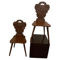 Brutalist Chairs by V.D.C. Fiandre for De Coene, 1950s, Set of 2