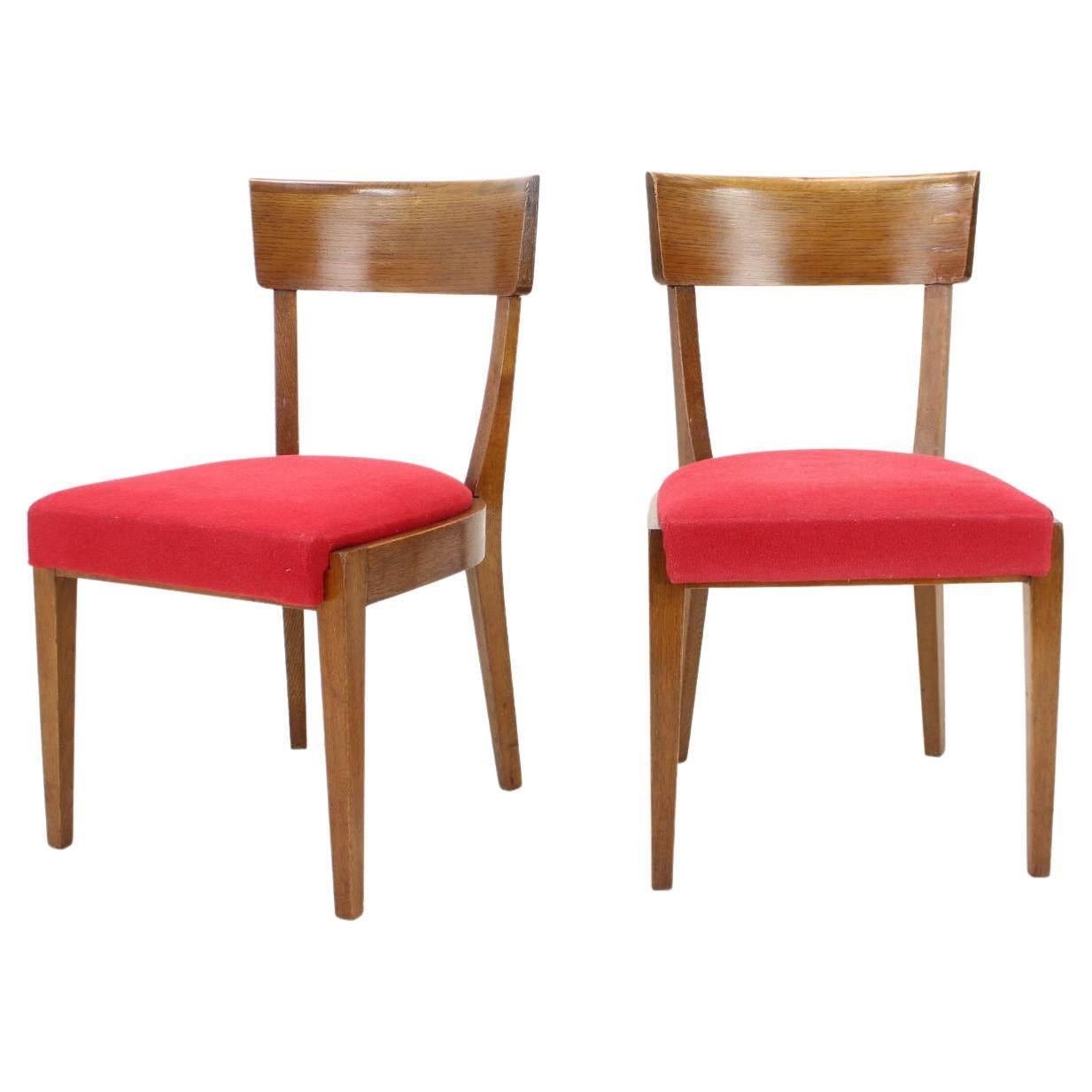Dining Chairs H-40 by Jindrich Halabala for UP Závody, Set of Two For Sale