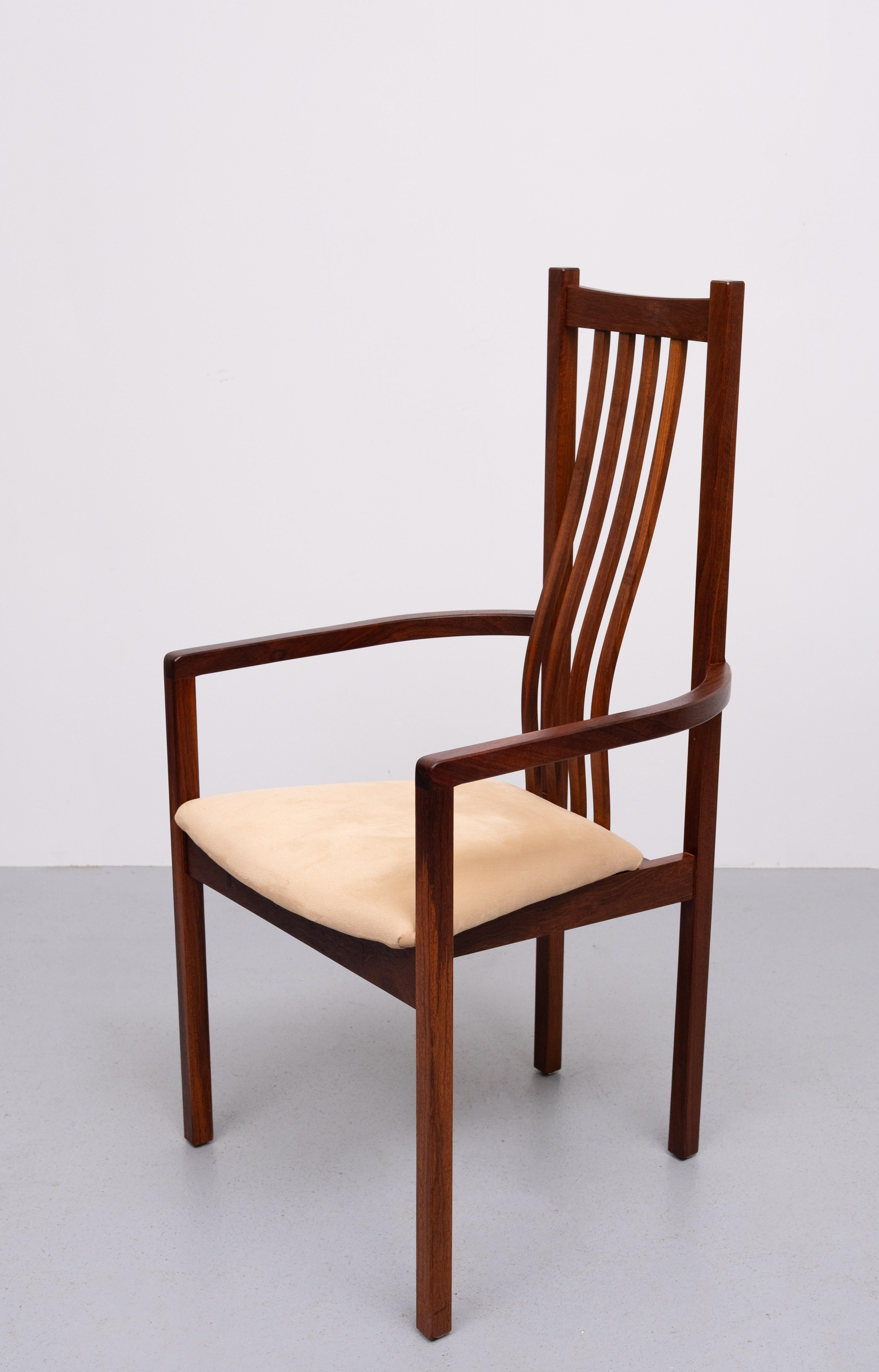 Dining Chairs  handmade solid Teak set of 8 Thomas Moser style In Good Condition For Sale In Den Haag, NL