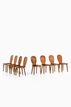 Chaises de salle à manger en pin par Carl Malmsten, 1933