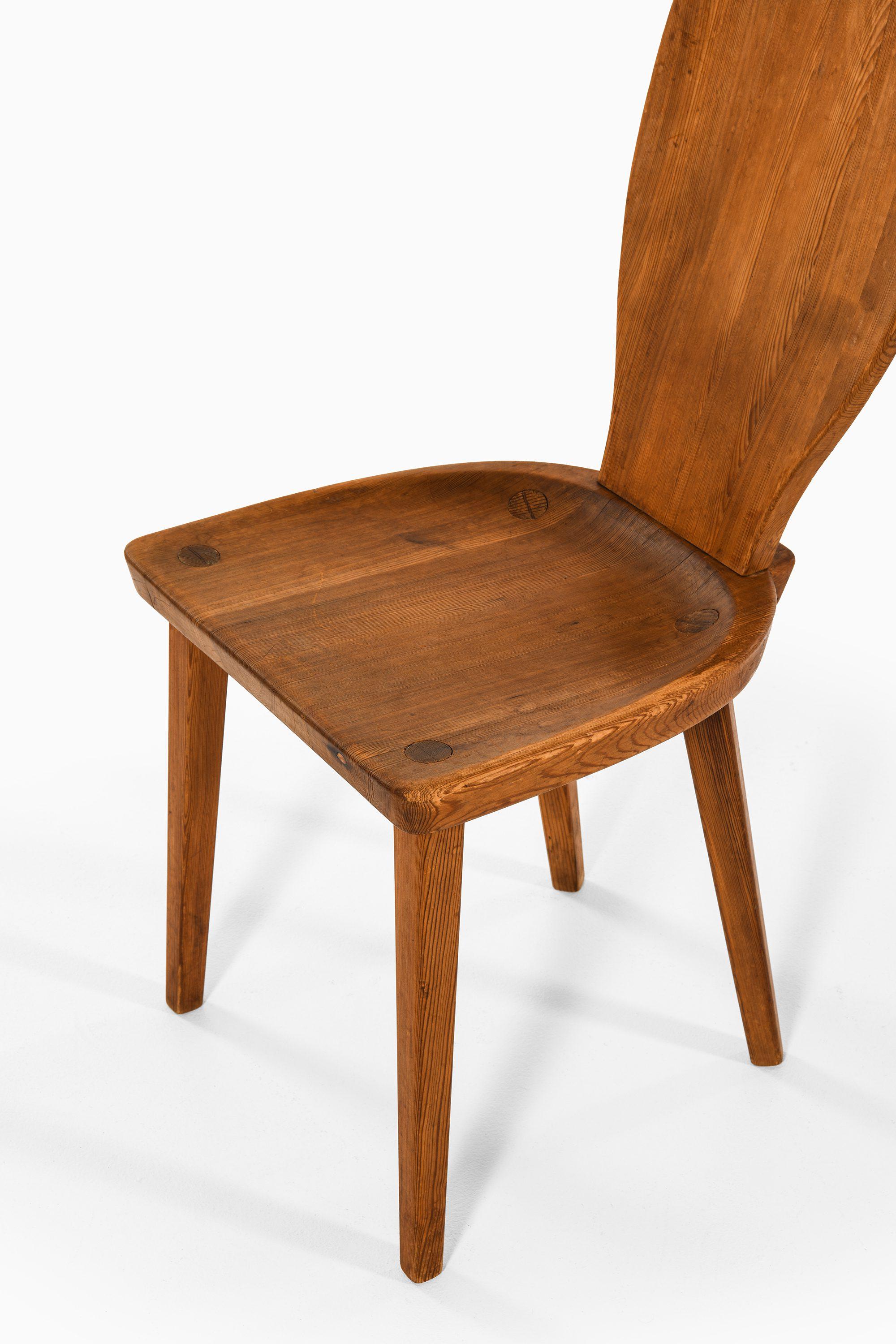 20ième siècle Chaises de salle à manger en pin par Carl Malmsten, 1933 en vente