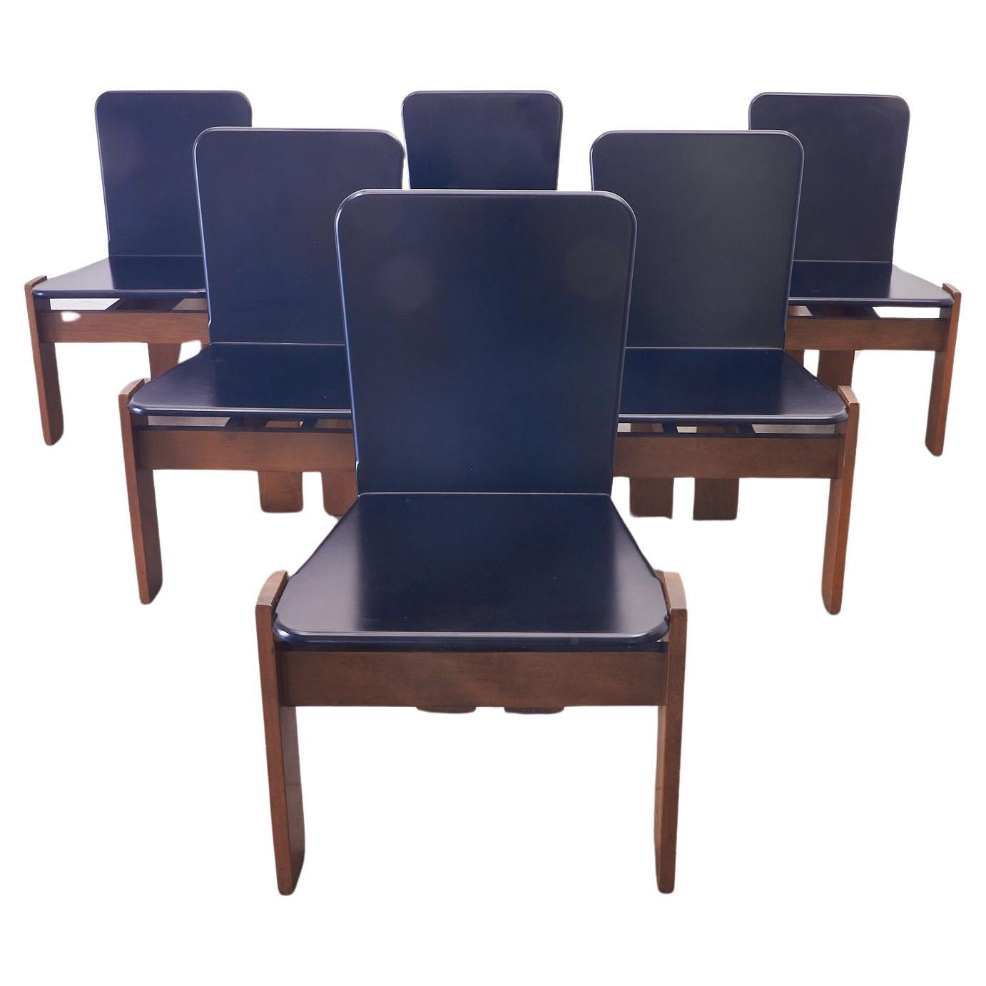 Dining Chairs in the style of Tobia Scarpa, 1970s, Set of 6