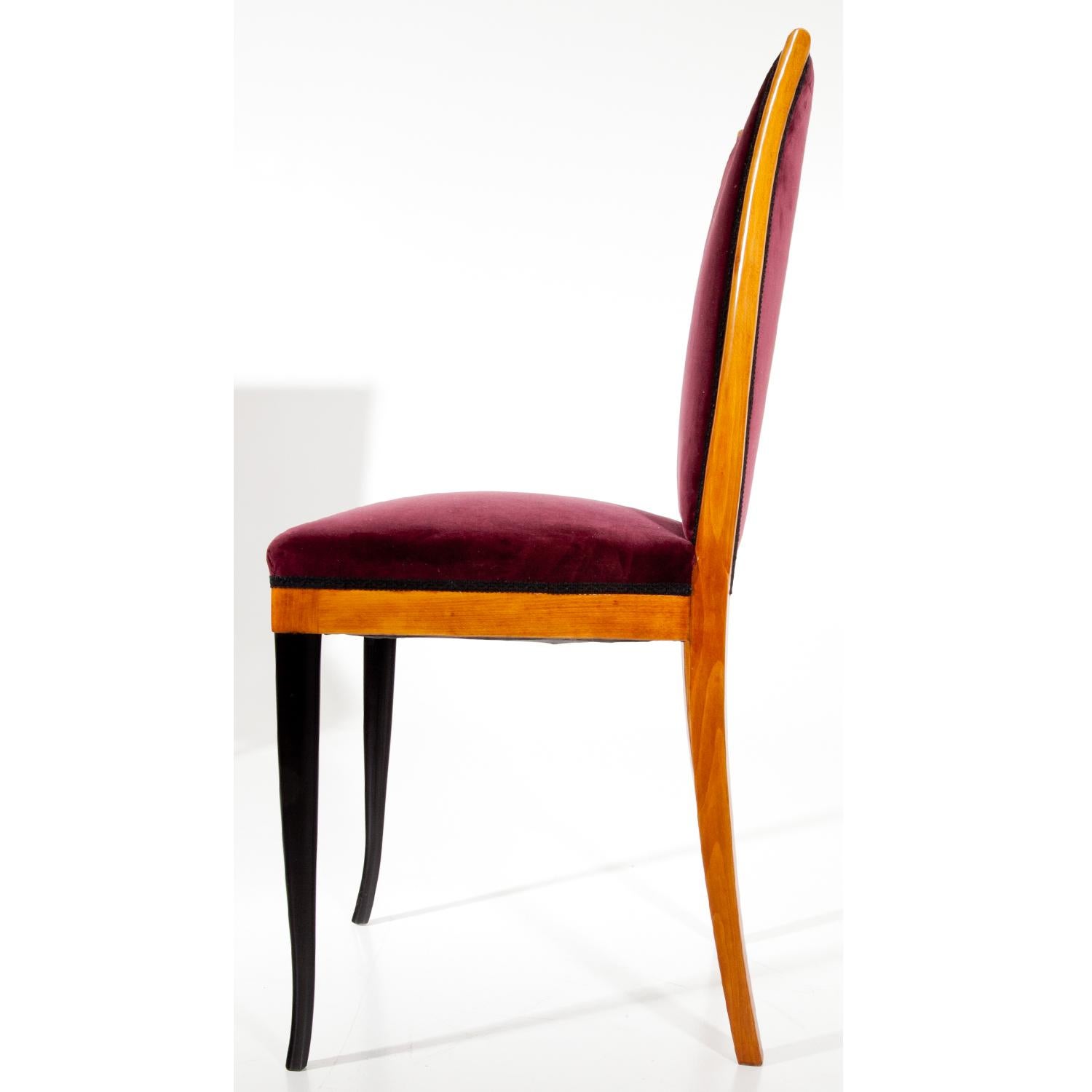 Dining Chairs, Italy, Mid-20th Century im Zustand „Gut“ in Greding, DE