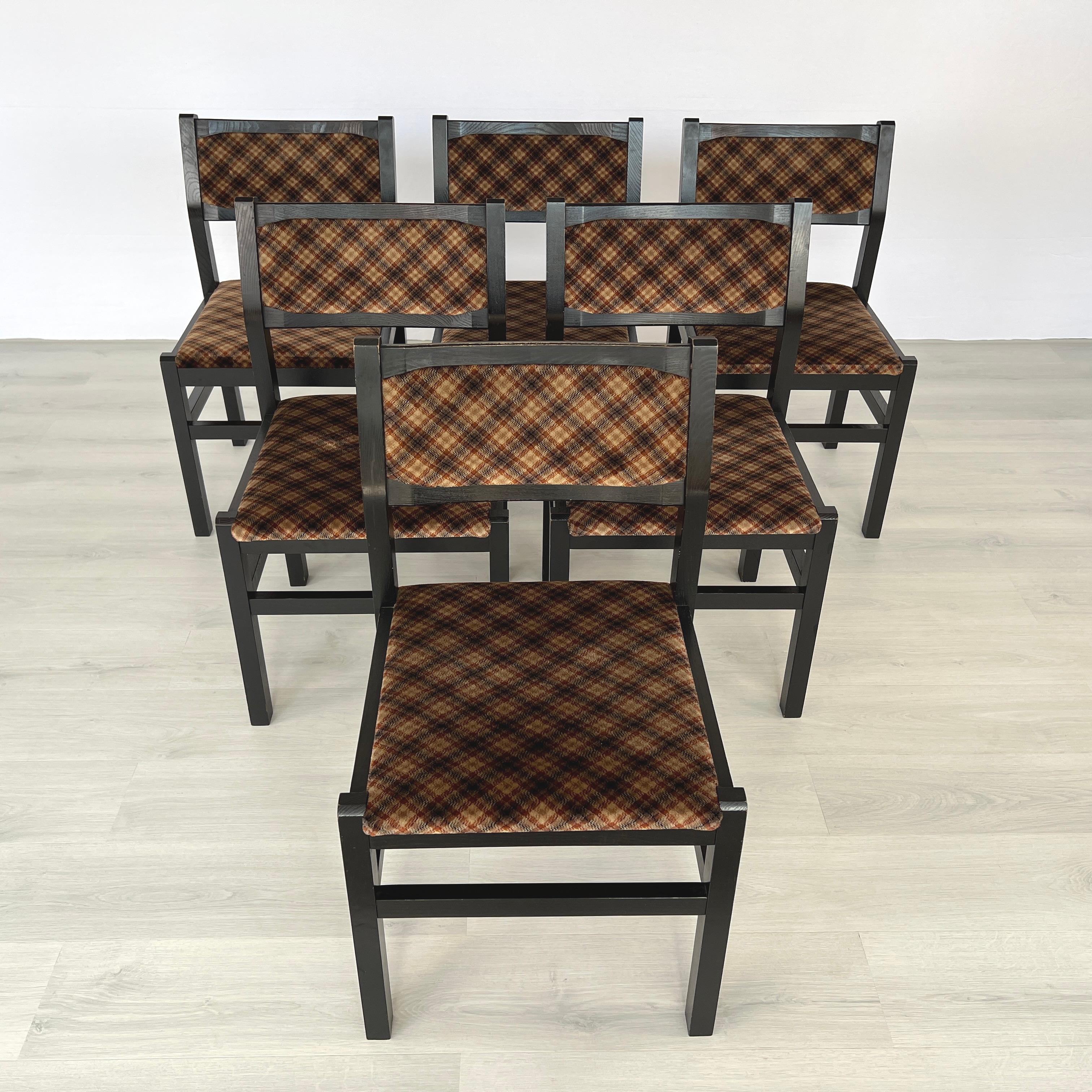 Esszimmerstühle Manner of Cees Braakman für Pastoe - 6er Set (20. Jahrhundert) im Angebot