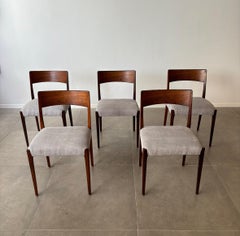 Dining chairs manufactured by Hornslet Møbelfabrik A/S, Denmark 1960’s