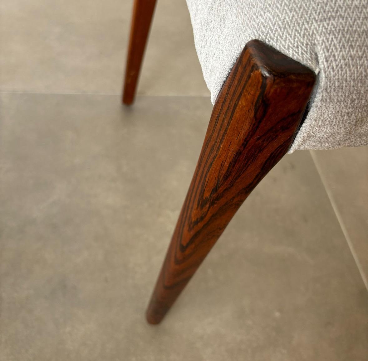 Dining chairs manufactured by Hornslet Møbelfabrik A/S, Denmark 1960’s In Excellent Condition For Sale In Tel Aviv-Yafo, Tel Aviv District