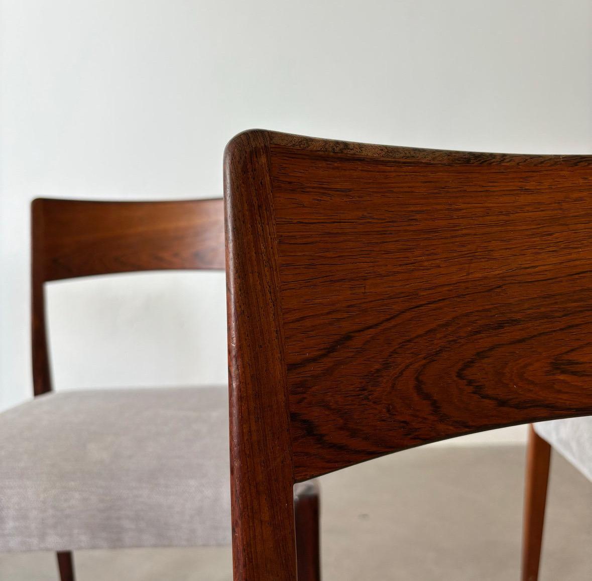 20th Century Dining chairs manufactured by Hornslet Møbelfabrik A/S, Denmark 1960’s For Sale