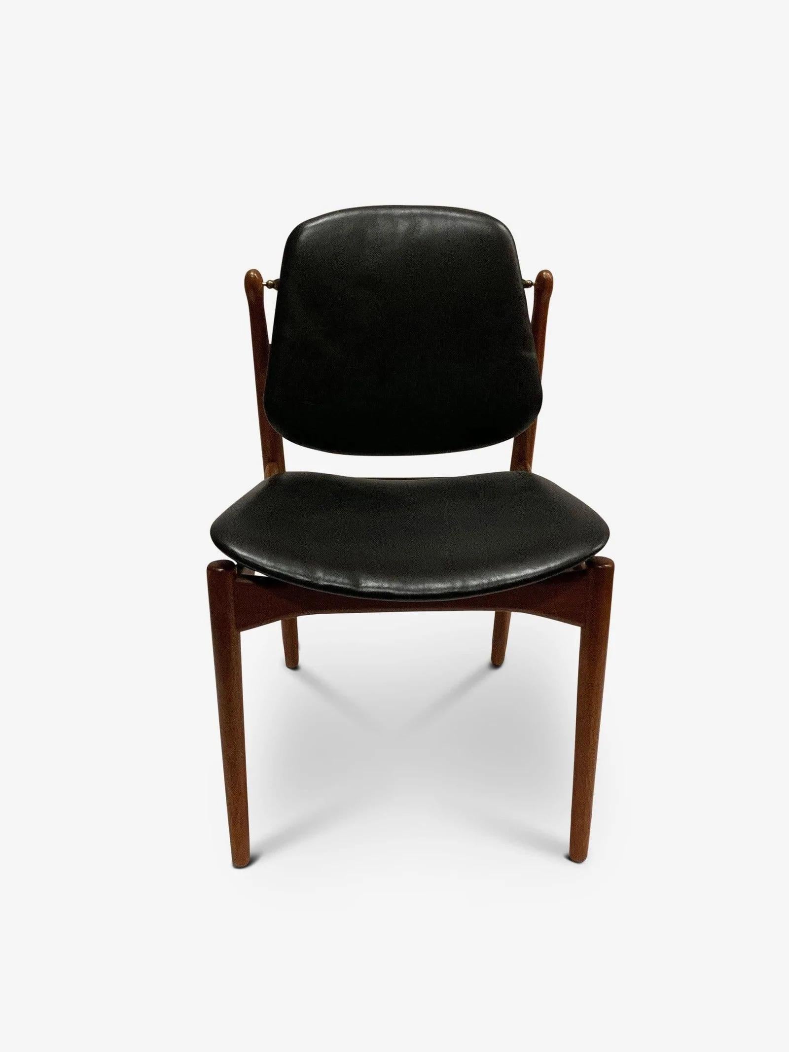 Dining Chairs Model 203 by Arne Vodder for France & Son Denmark In New Condition For Sale In Sag Harbor, NY