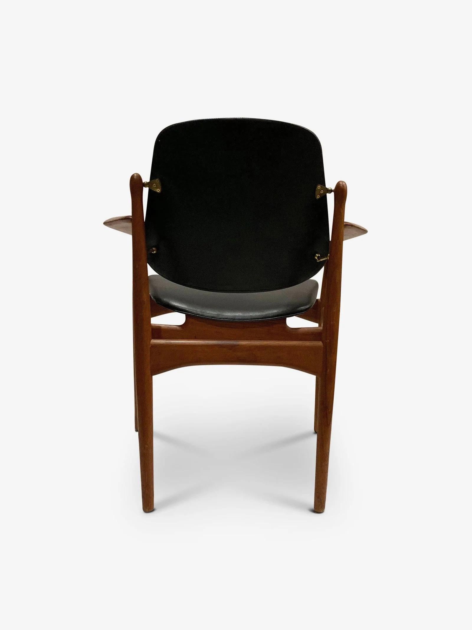 Dining Chairs Model 203 by Arne Vodder for France & Son Denmark For Sale 3