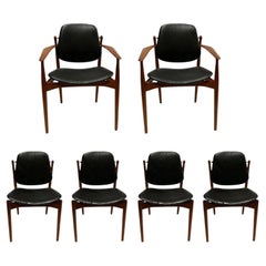 Dining Chairs Model 203 by Arne Vodder for France & Son Denmark