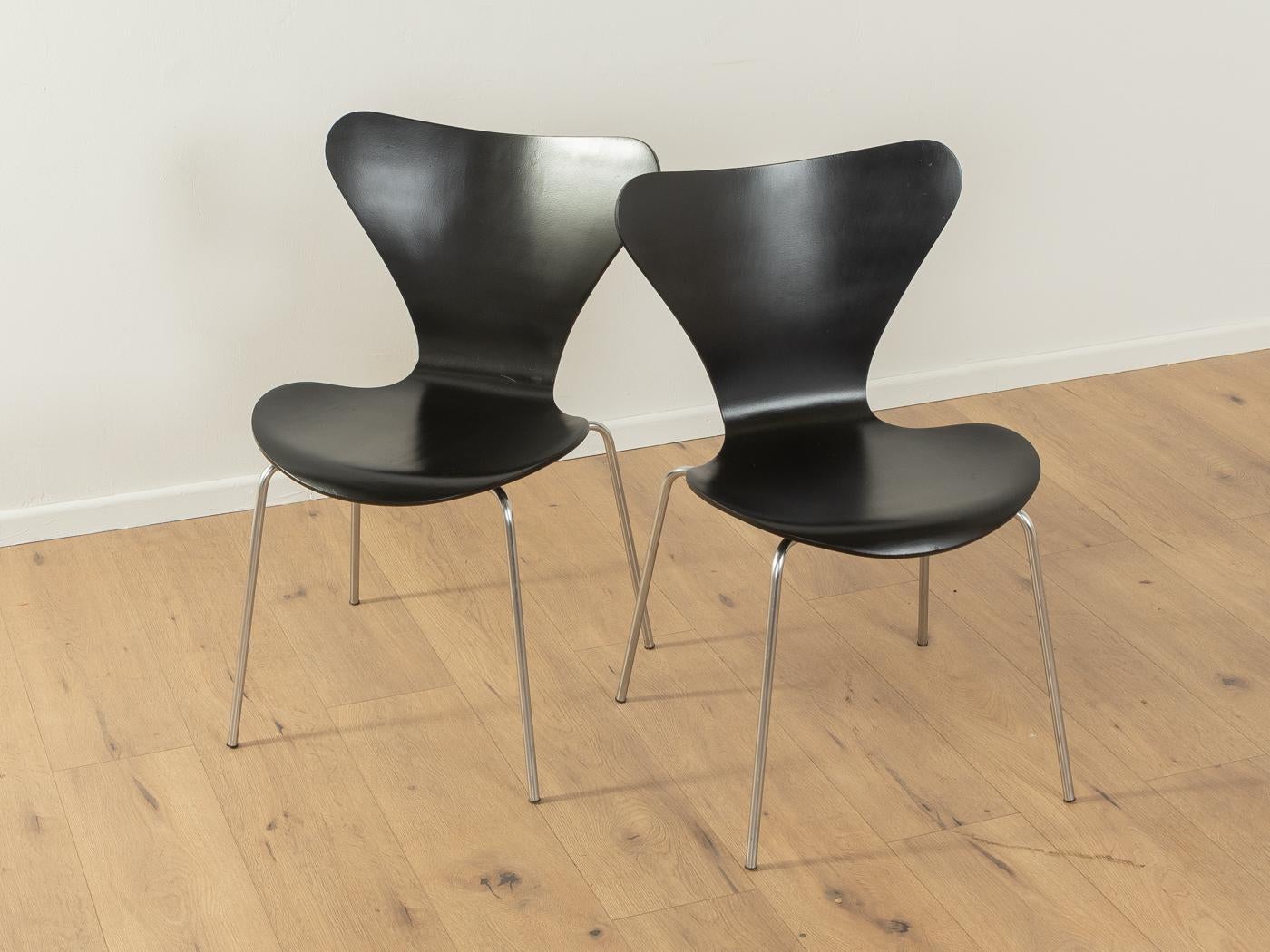 Sillas de comedor modelo 3107, Arne Jacobsen en Bueno estado para la venta en Neuss, NW