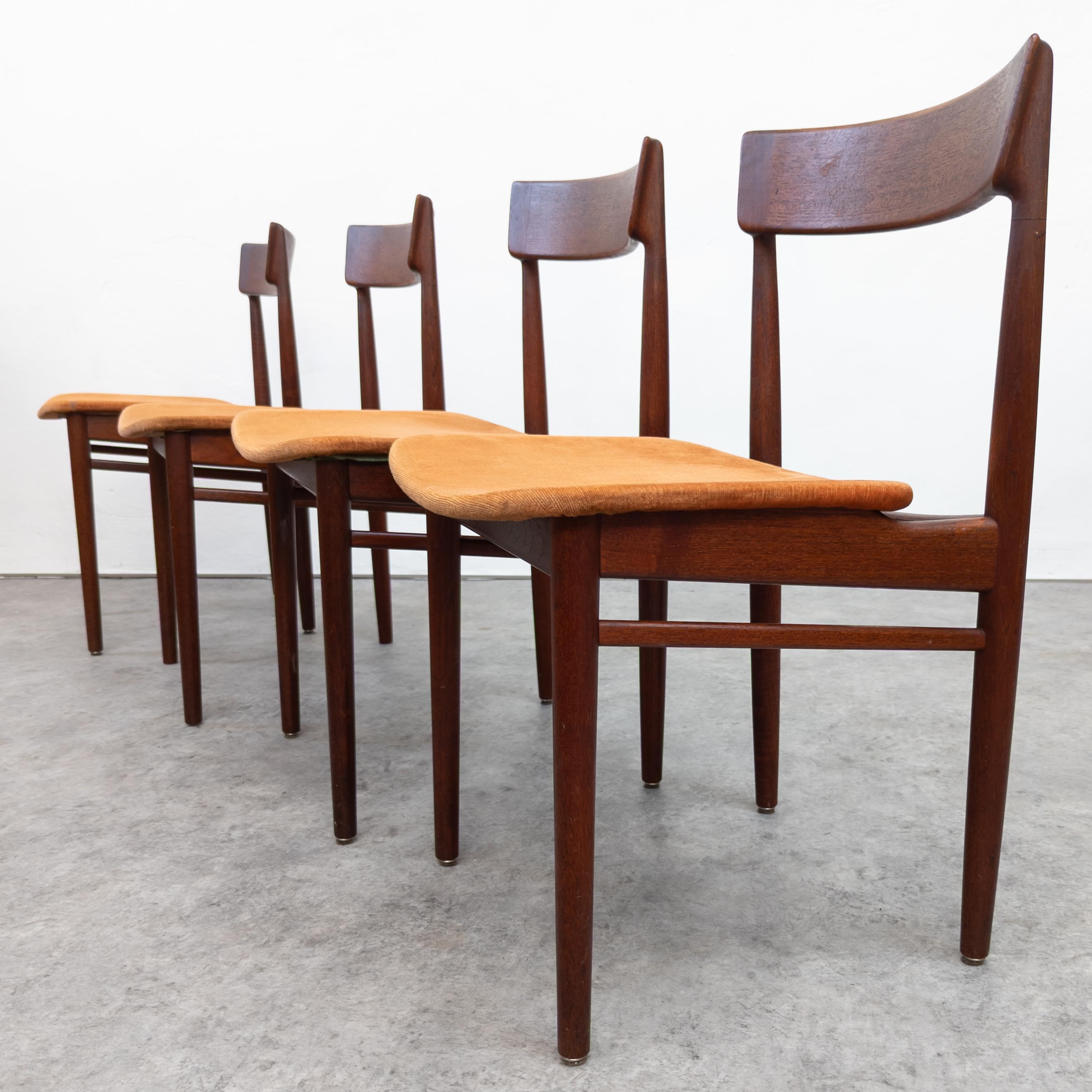 Danish Dining Chairs Model 39 by Henry Rosengren Hansen for Brande Møbelindustri