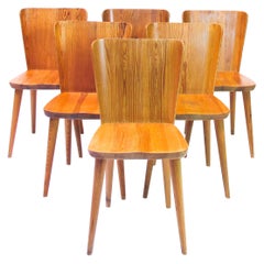 Göran Malmvall dining Chairs Model 510 , 1950s