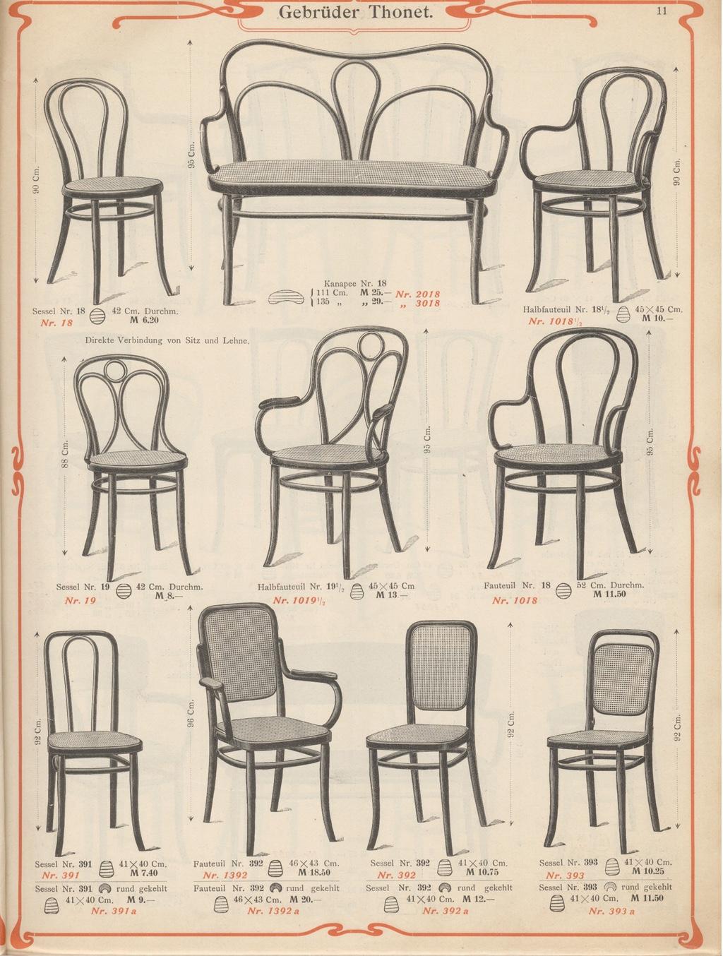 Sillas de comedor nº 18 de Thonet en venta 3