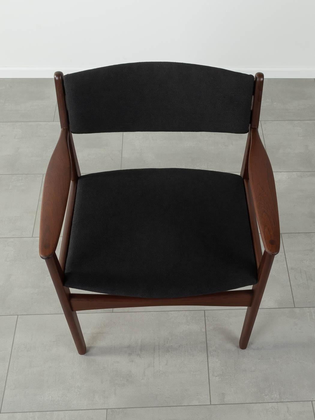 Dining Chairs Poul Volther 1960s Teak Frem Røjle For Sale 7