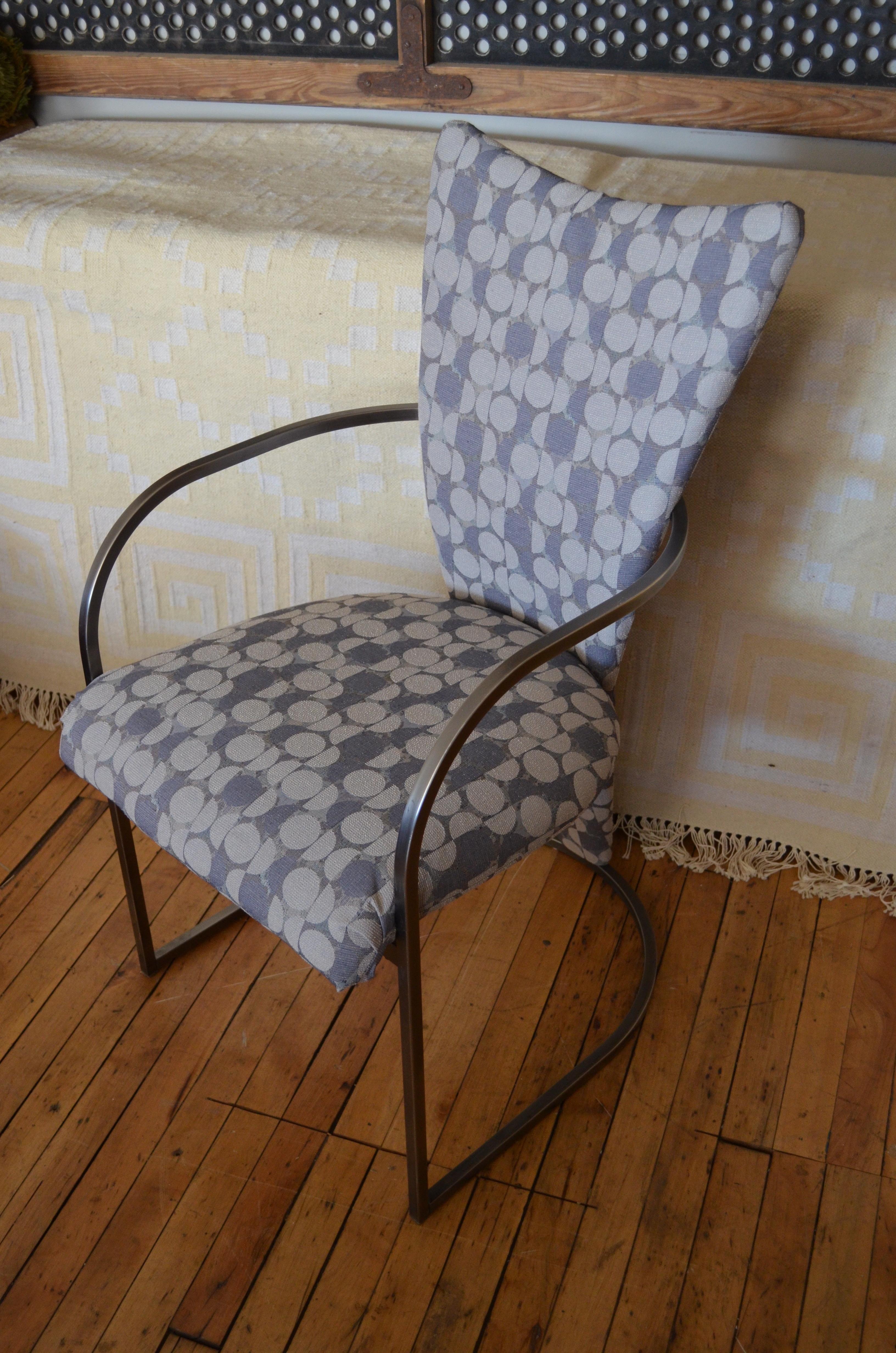 Dining Chairs, Set of 4, by Design Institute America, Midcentury, Reupholstered In Good Condition For Sale In Madison, WI