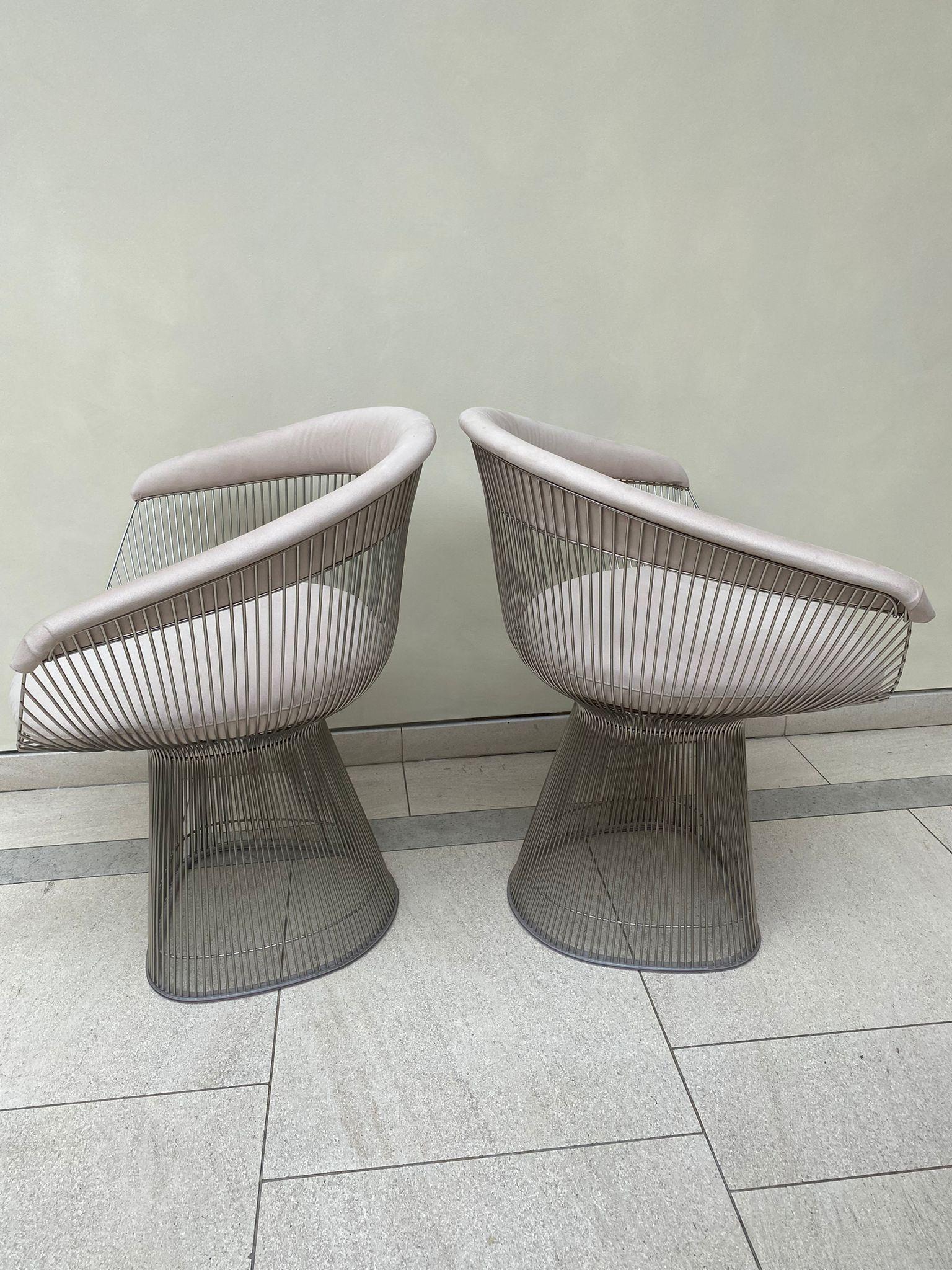 Warren Platner Esszimmerstühle, 4er-Set im Angebot 3