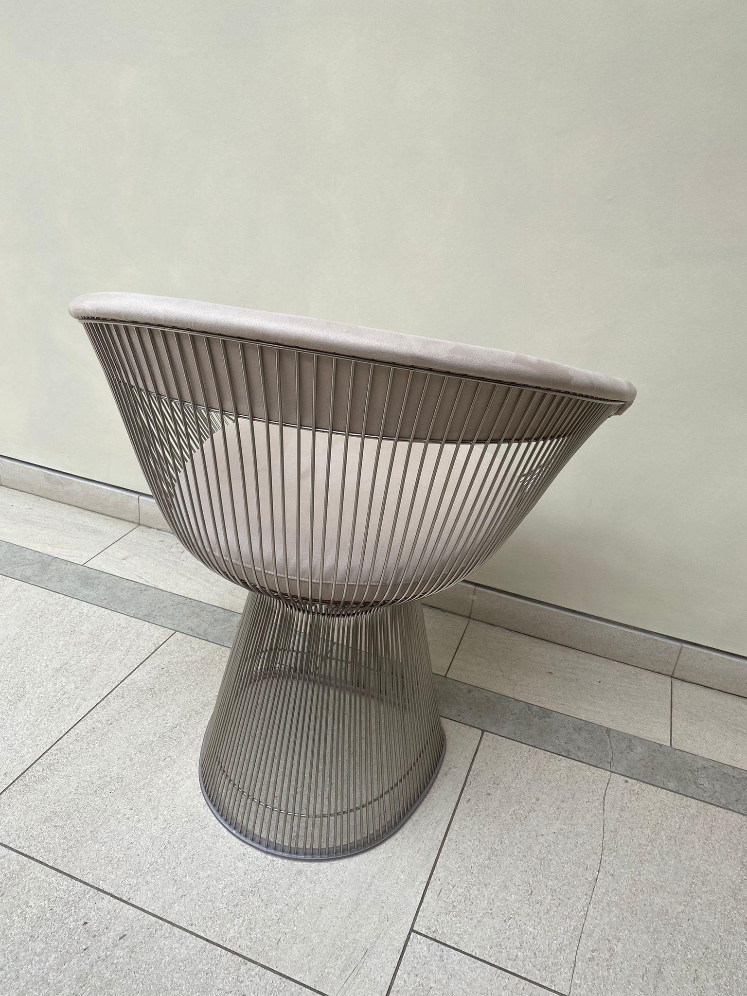 Warren Platner Esszimmerstühle, 4er-Set (Stahl) im Angebot