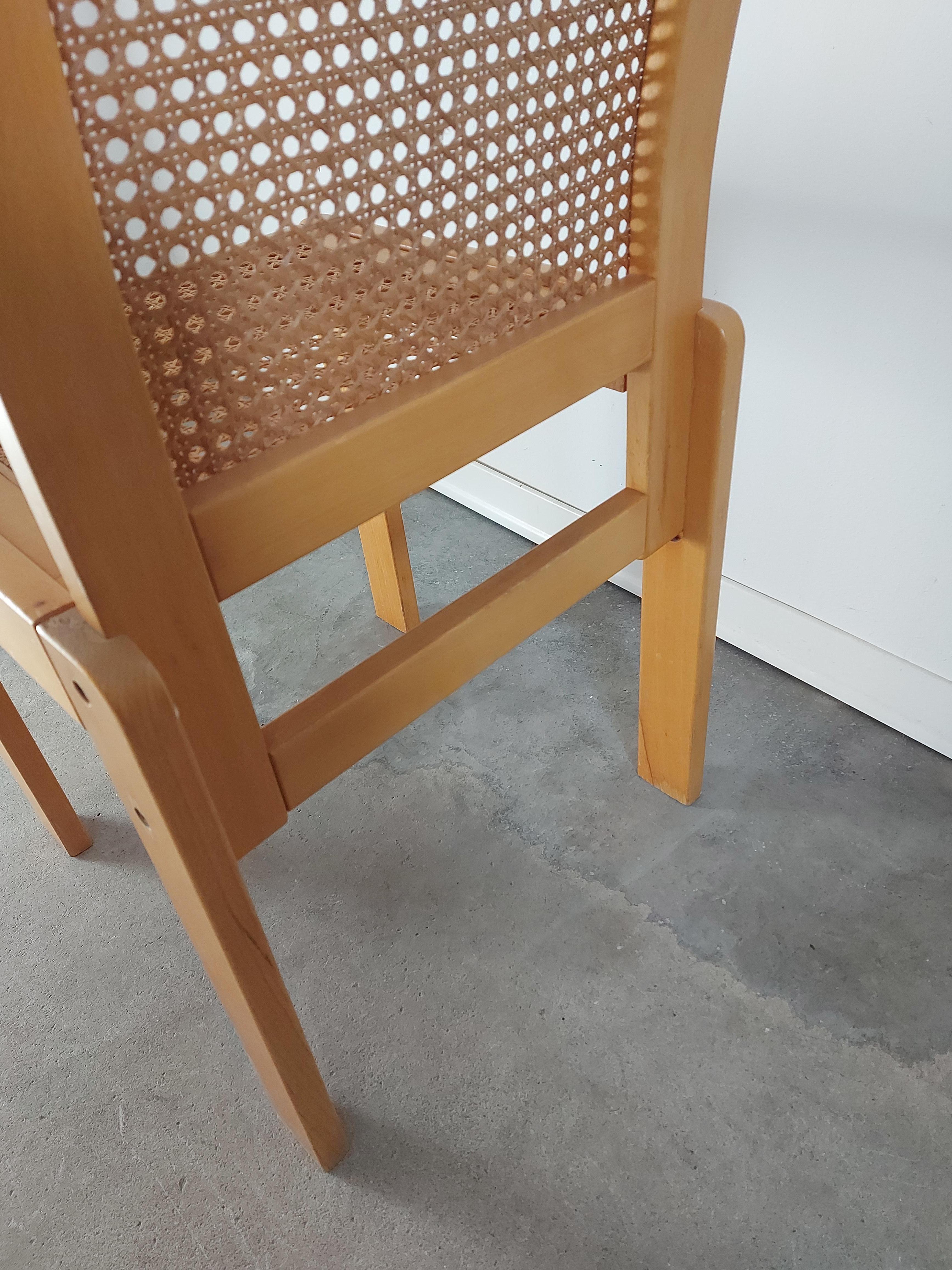 Dining Chairs, Set of 6, 1970s, Very Rare For Sale 1